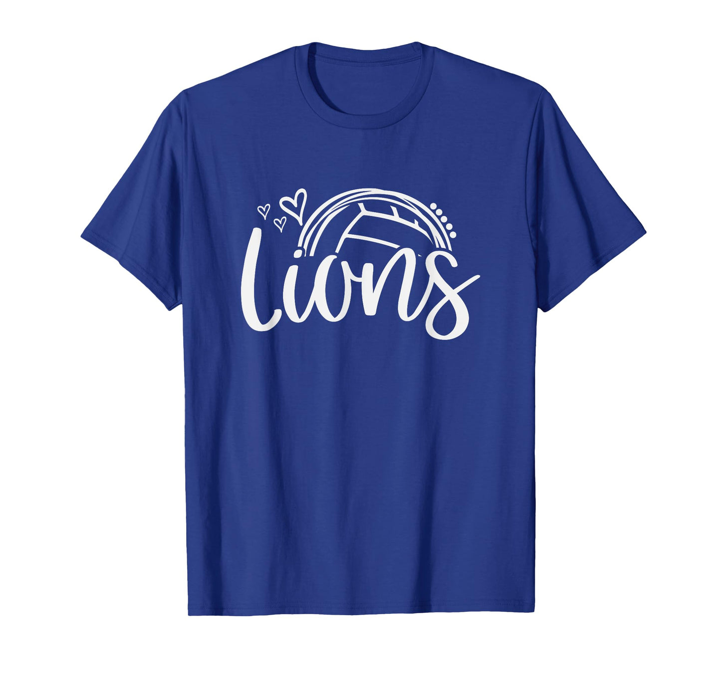 Volleyball Lions School Sports Fan Team Spirit T-Shirt
