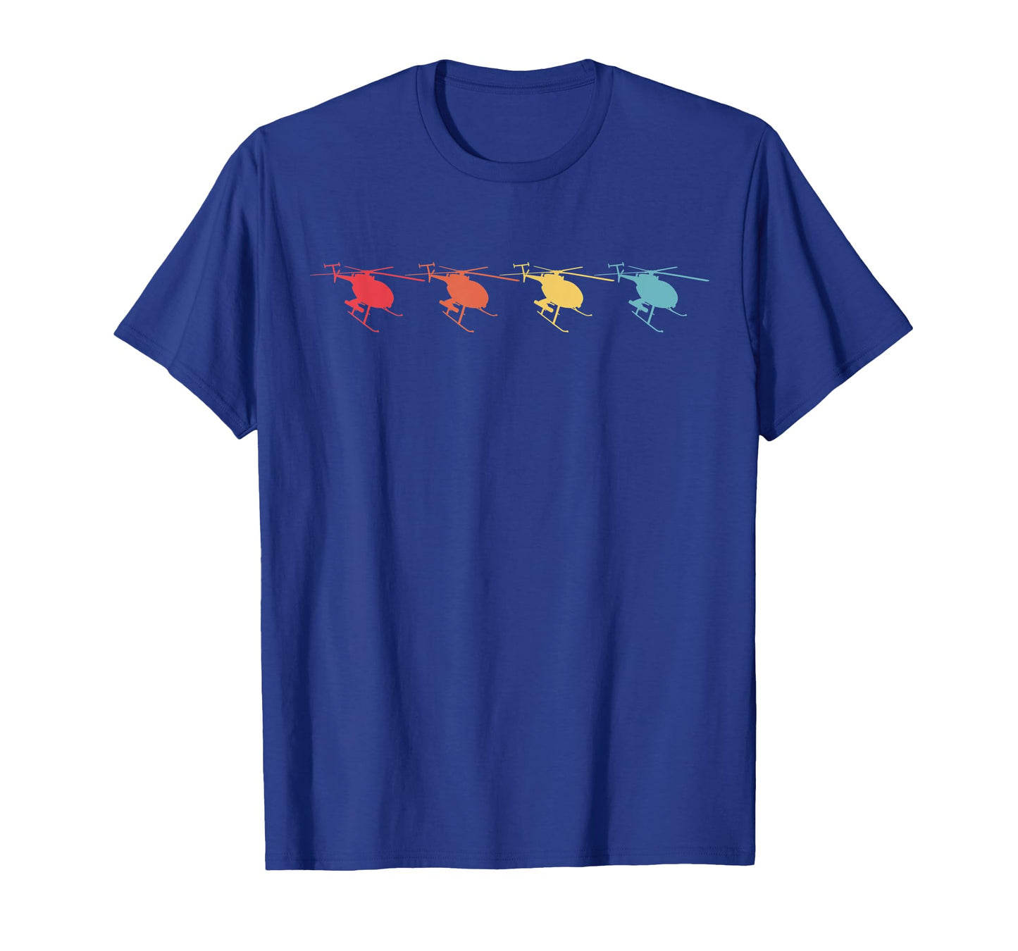 Retro MH-6 Little Bird Military Helicopter T-Shirt