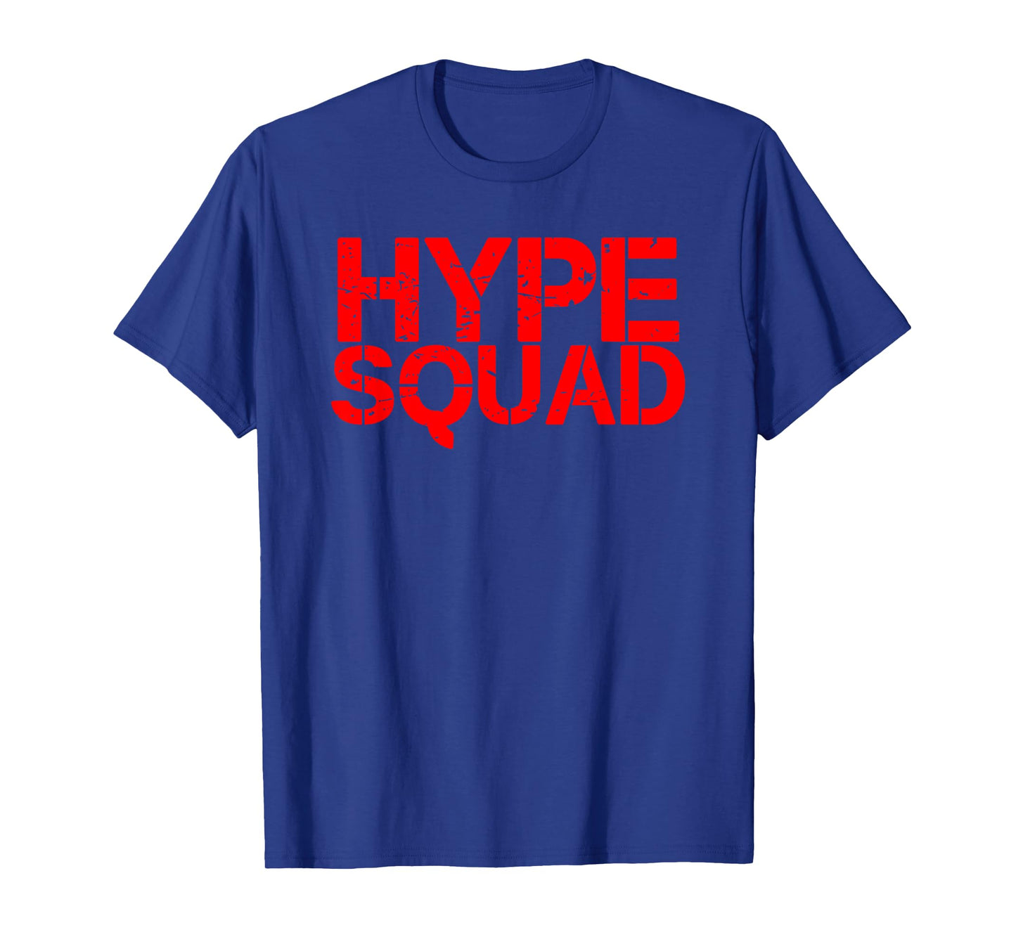 Hype Squad red distressed big game logo T-Shirt