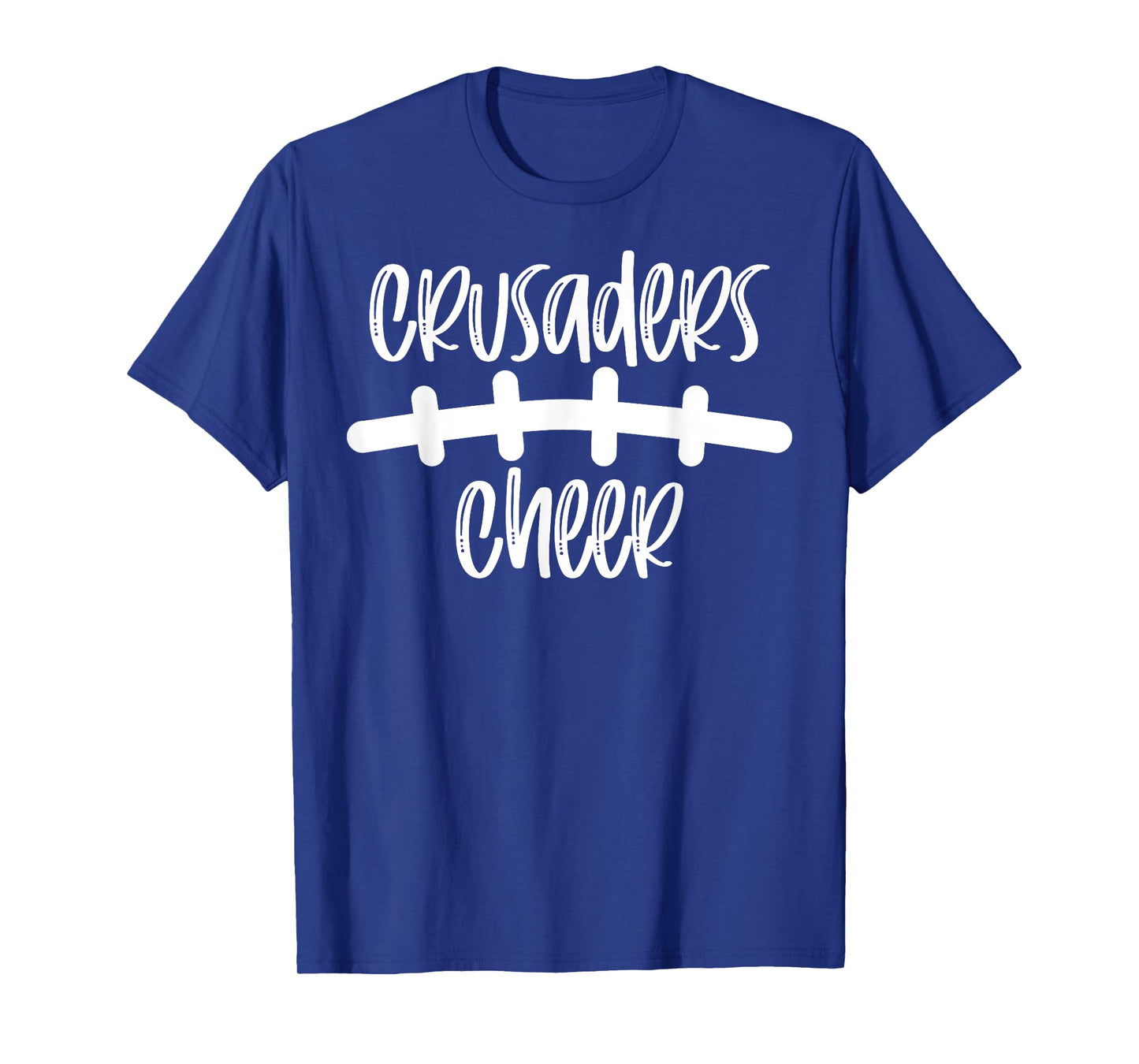 Crusader Cheer School Spirit Football Team Mascot Game Night T-Shirt