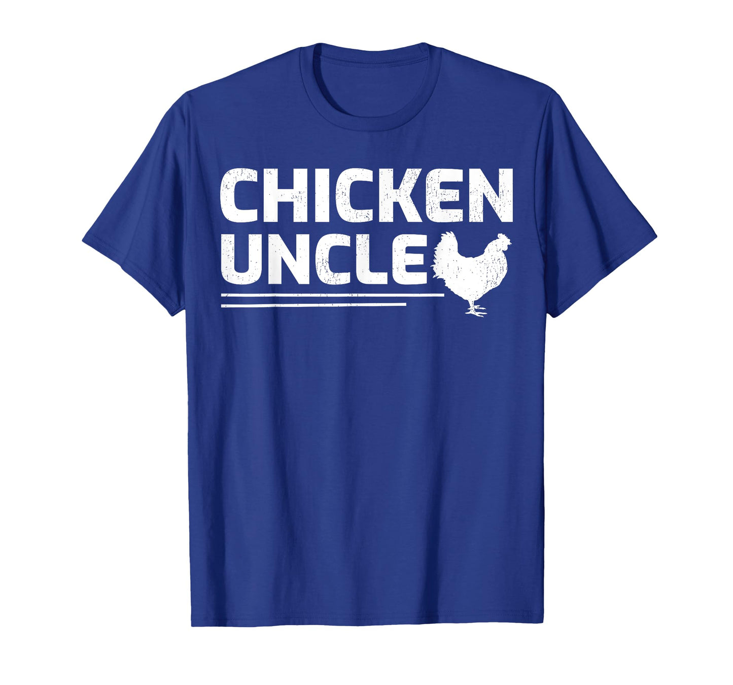 Chicken Farmer Retro Best Chicken Uncle Father's Day T-Shirt