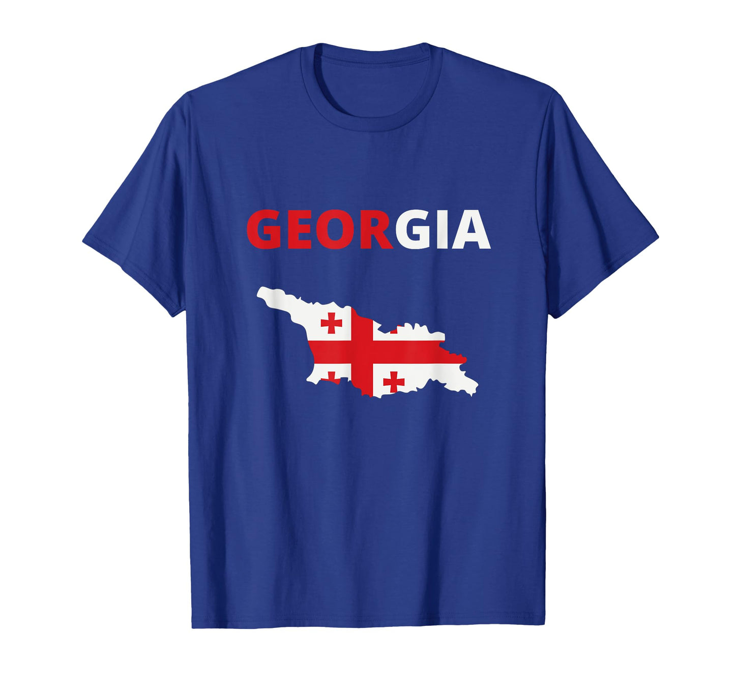 GEORGIA EUROPEAN COUNTRY FLAG AND MAP T-Shirt