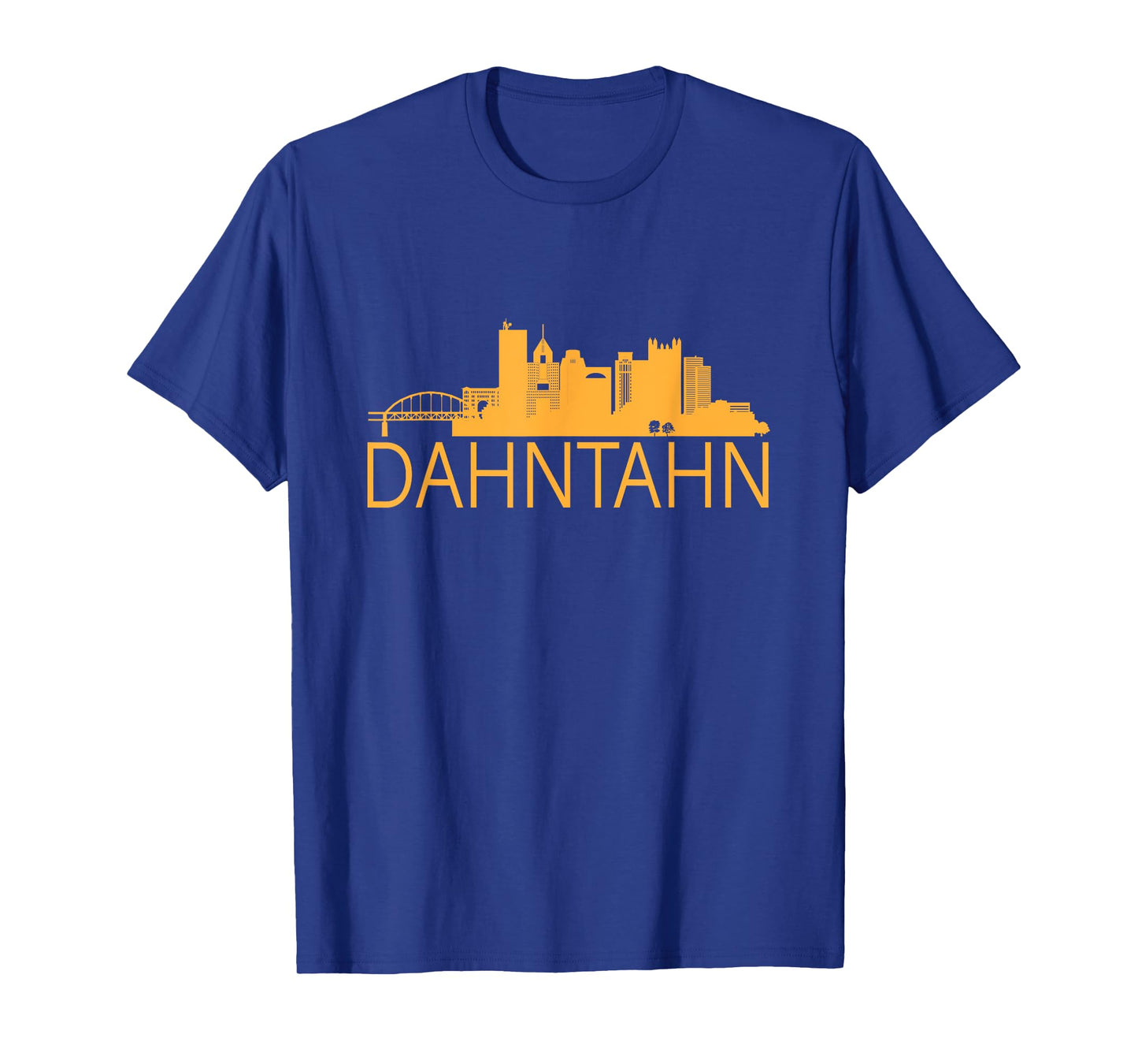 Pittsburghese Dahntahn Yinzer T shirt - Men Women Child T-Shirt
