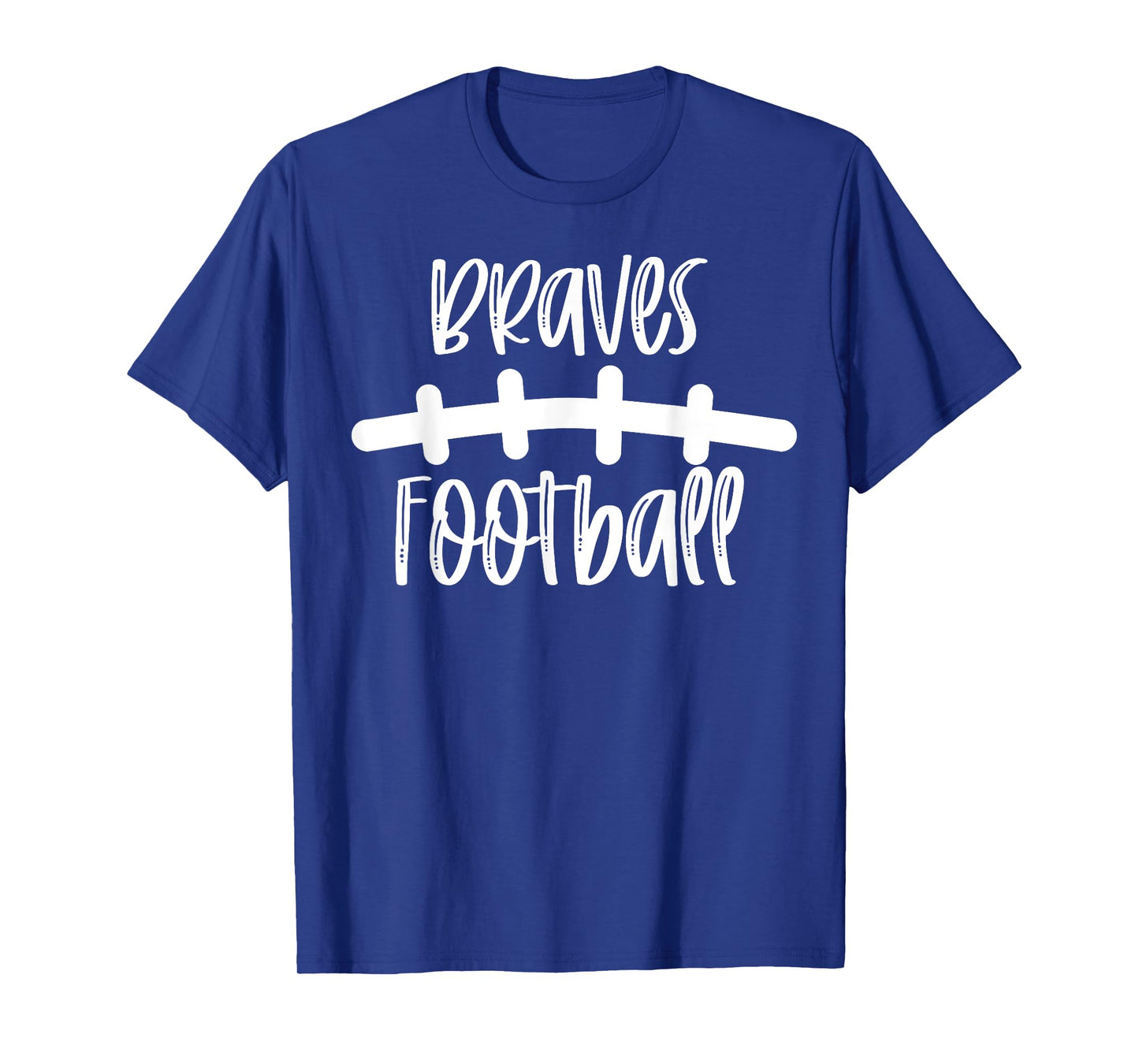Braves Football School Spirit Team Mascot Game Night T-Shirt