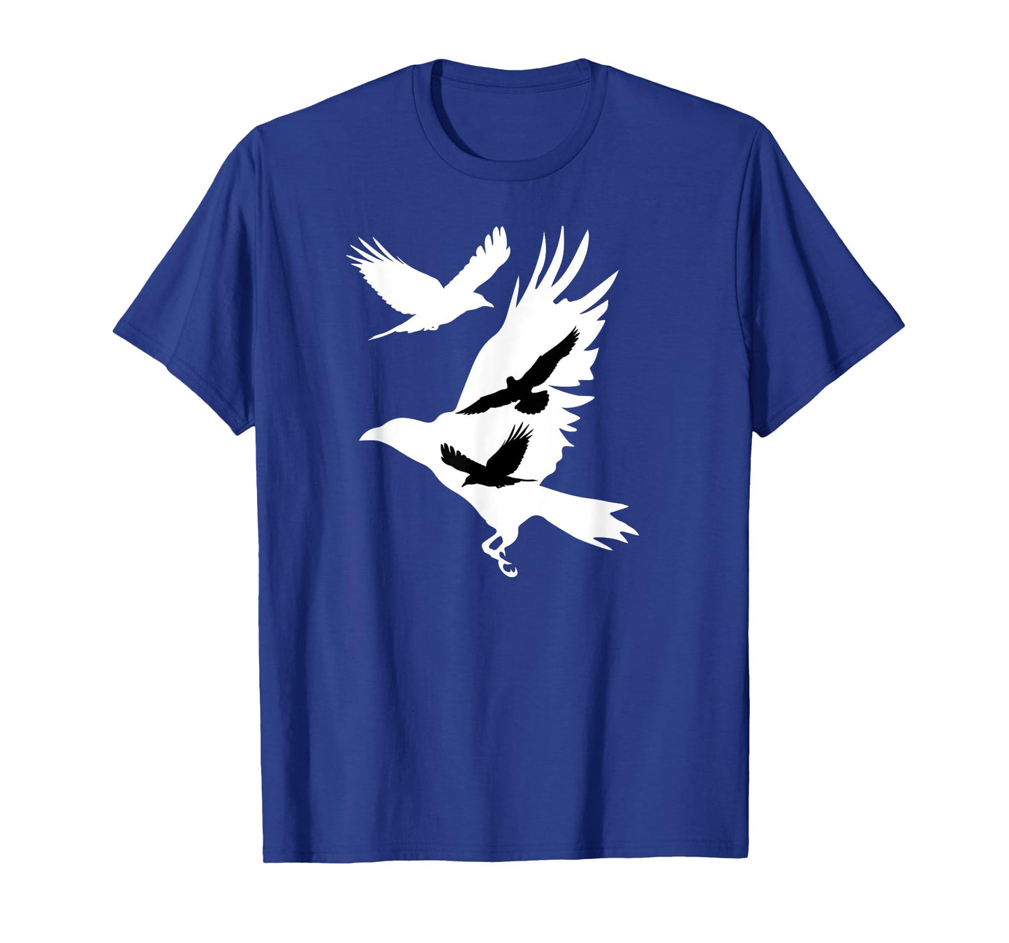 Crows in Flight Crow Raven Blackbird Bird Ornithology T-Shirt