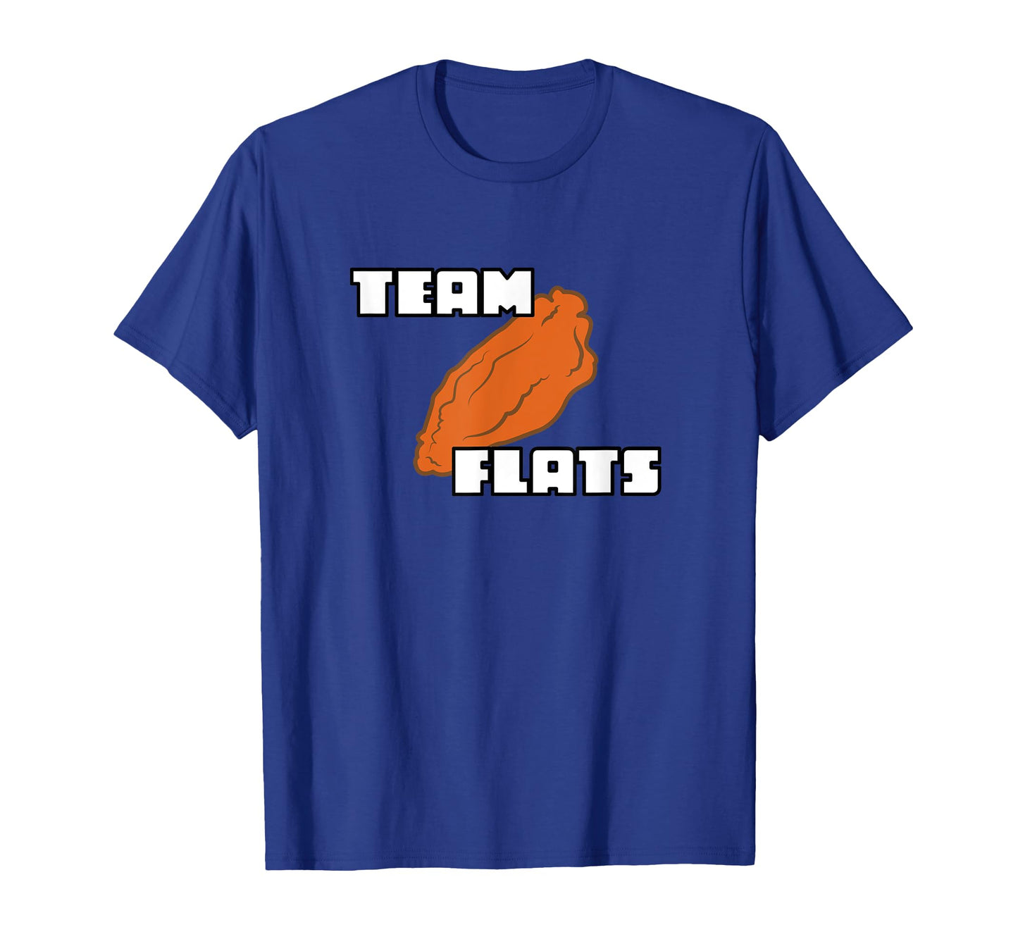 Buffalo Chicken Wing Team Flats and Drums T-Shirt