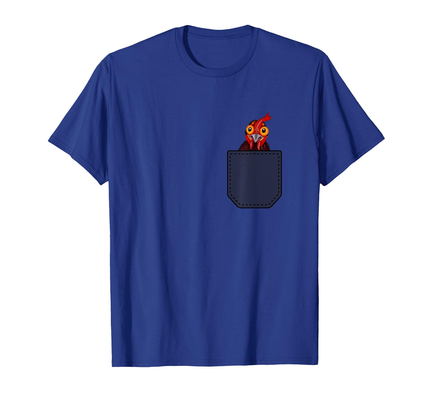Chicken Farmers Cute and Funny Rooster Black Unisex Adult T-Shirt