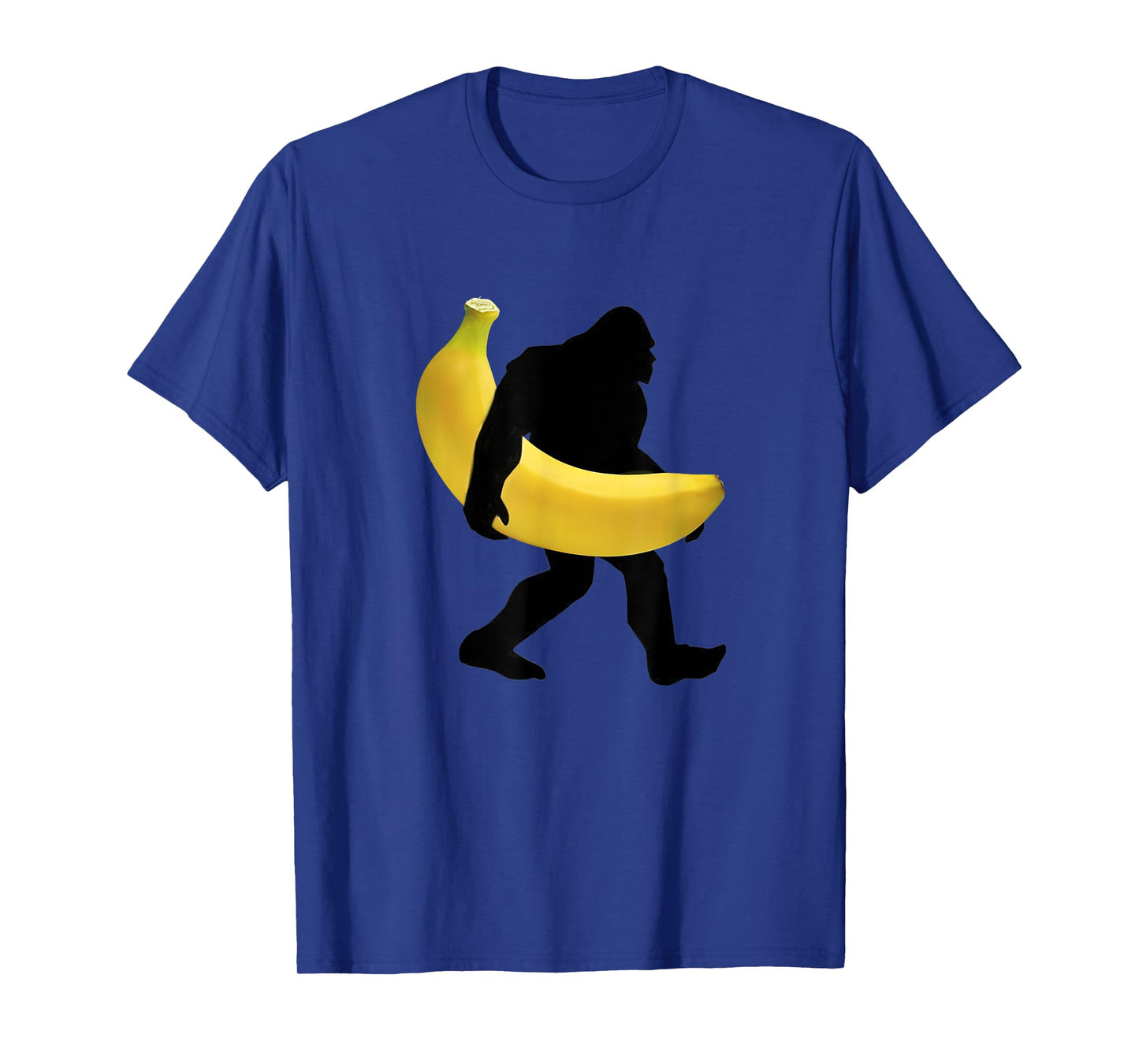 Bigfoot Carrying Banana Fruit Shirt Vegan SasQuatch Gorilla T-Shirt