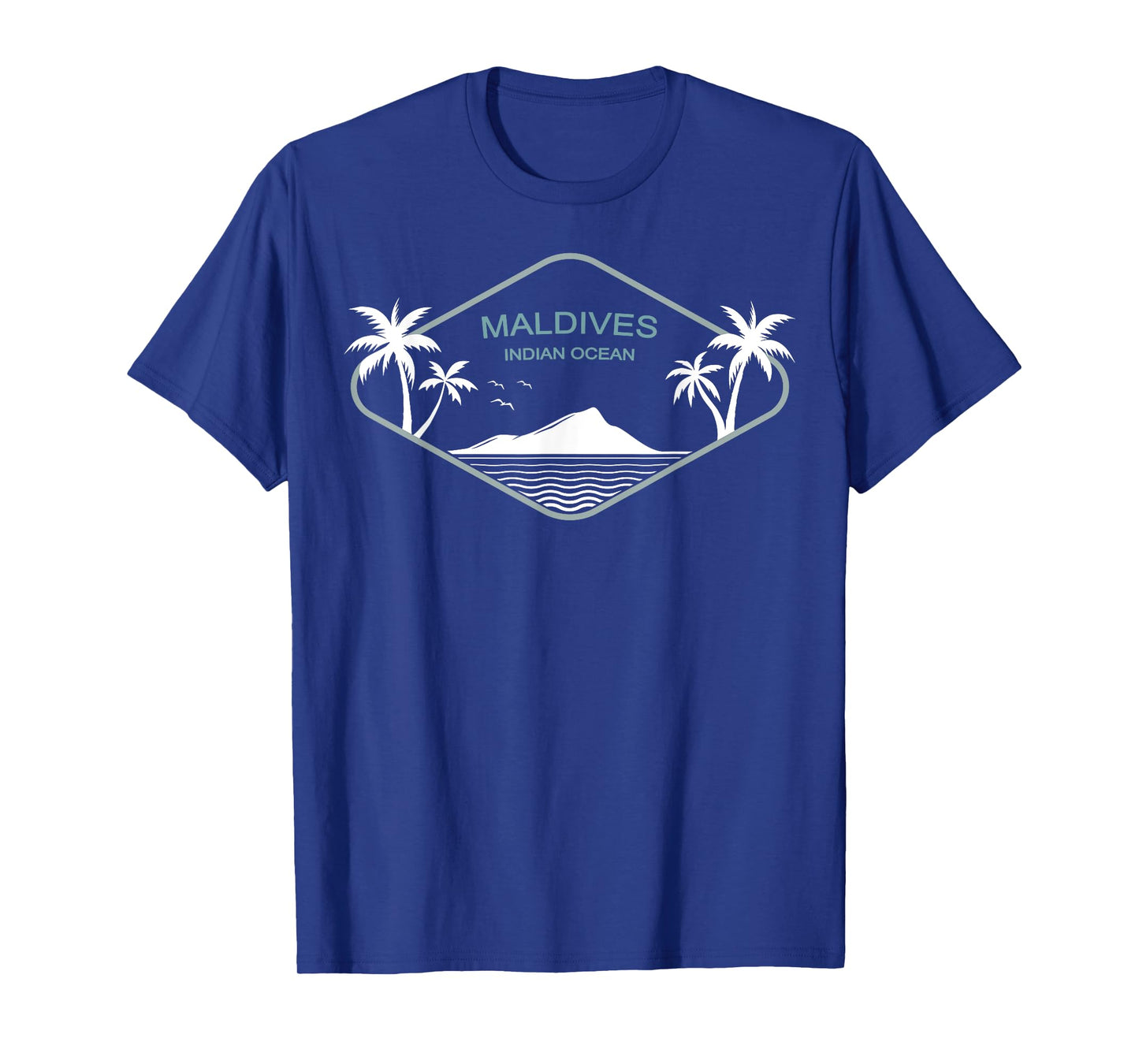Maldives Indian Ocean Palm Trees Island Birds Gift Souvenir T-Shirt