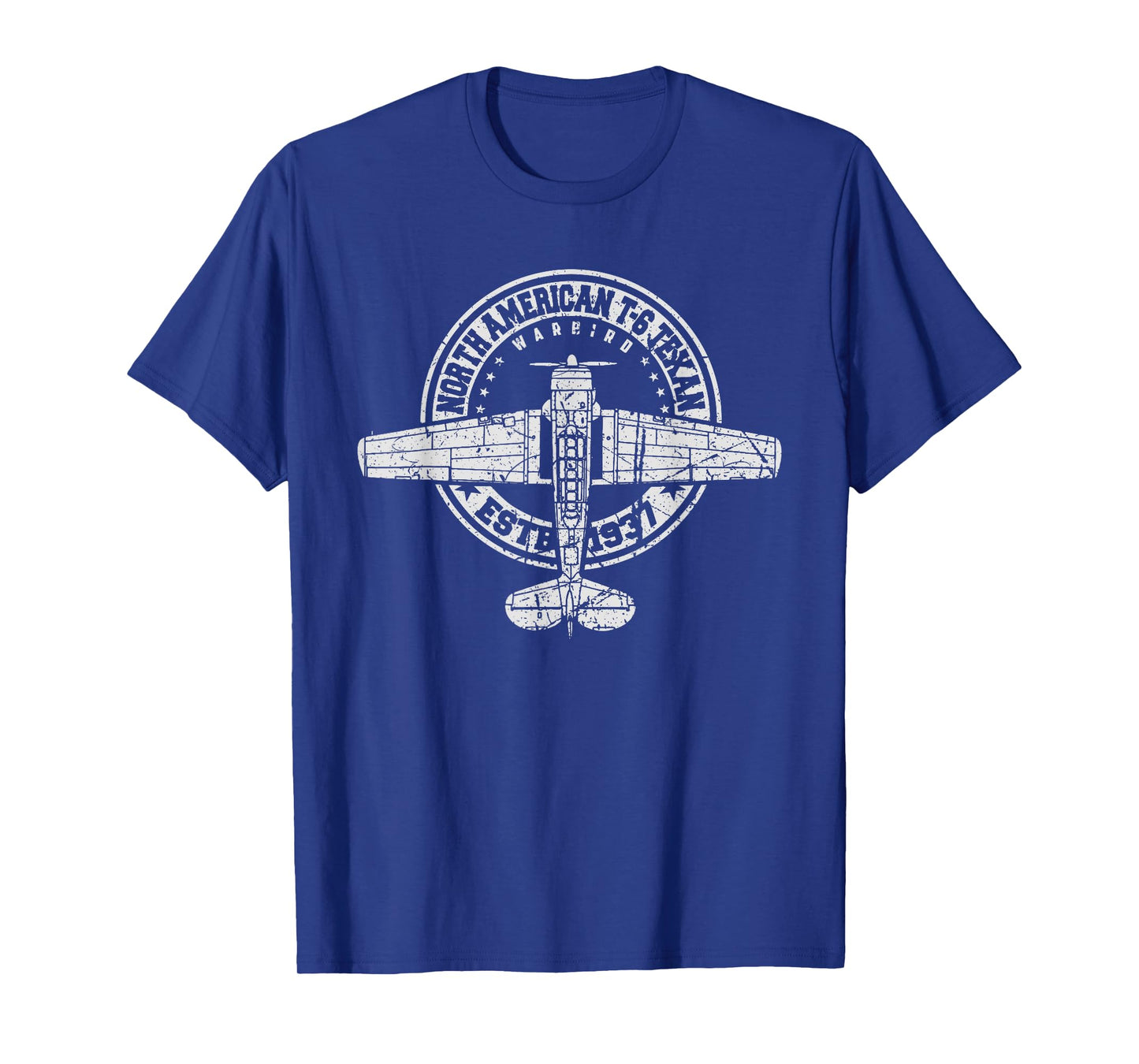 North American T-6 Texan Warbird Vintage Aircraft T-Shirt