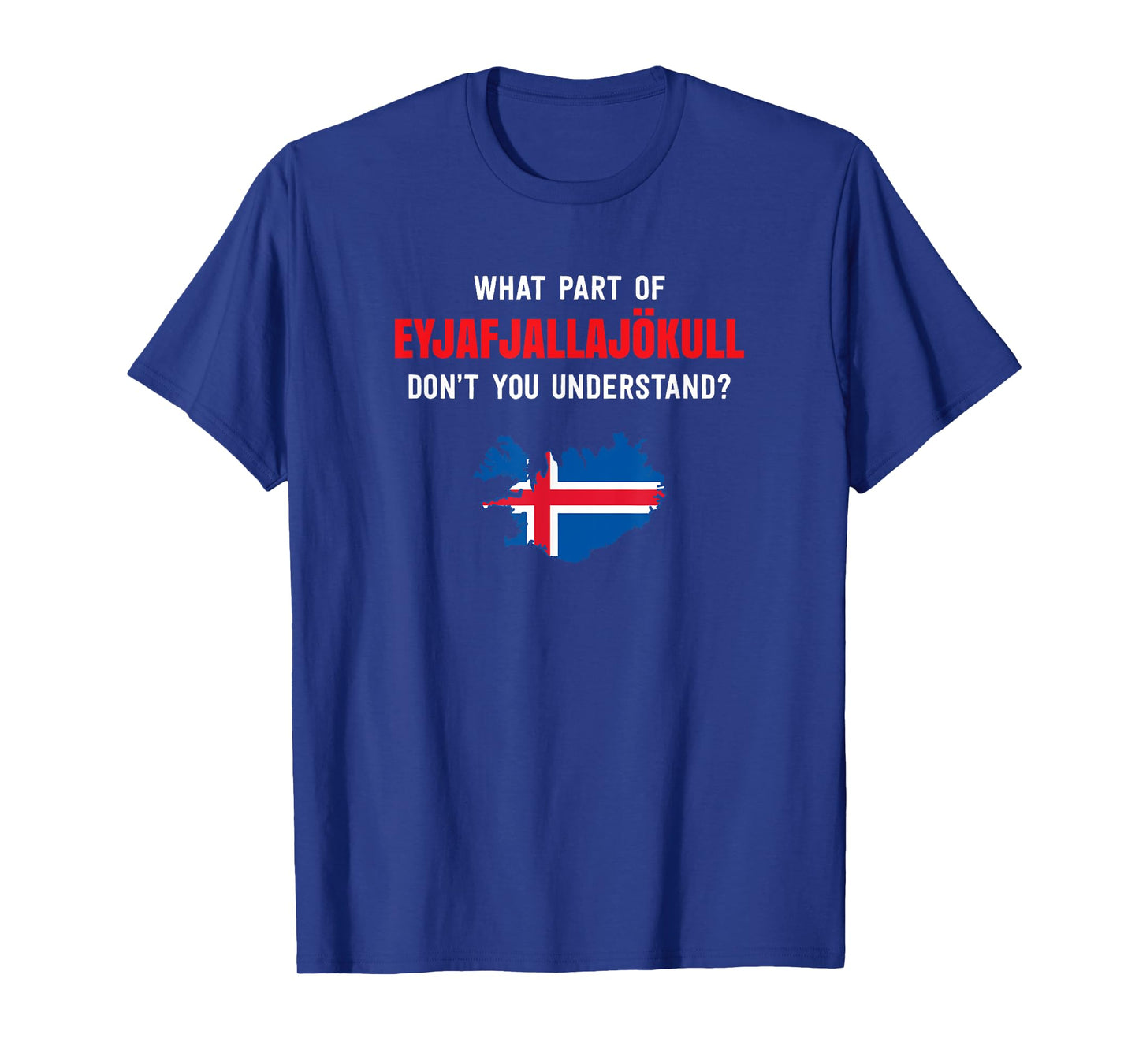 What part of Eyjafjallajökull, Iceland T-Shirt