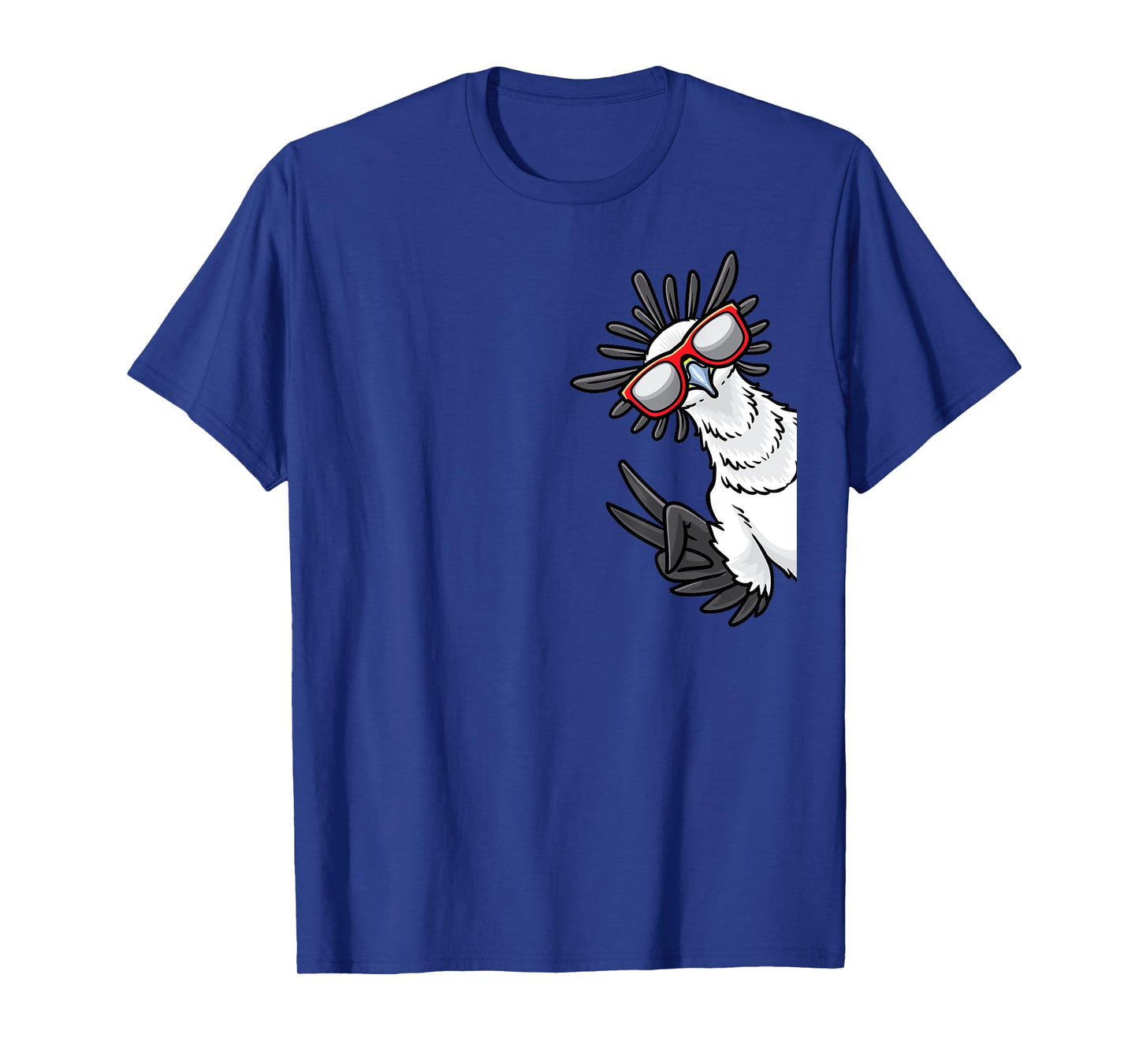 Secretary Bird From Side Secretarybird With Sunglasses T-Shirt