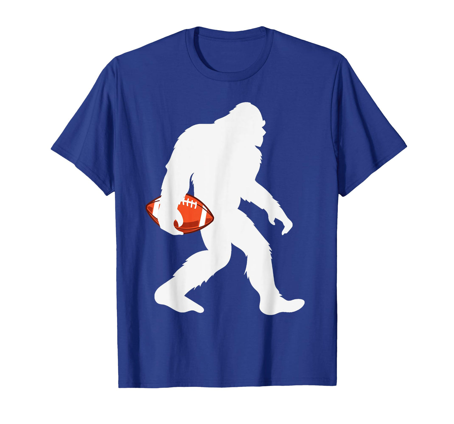 Sasquatchful Girls' Unisex-Kids Football-Themed Bigfoot T-Shirt - Black, Small, Short Sleeve