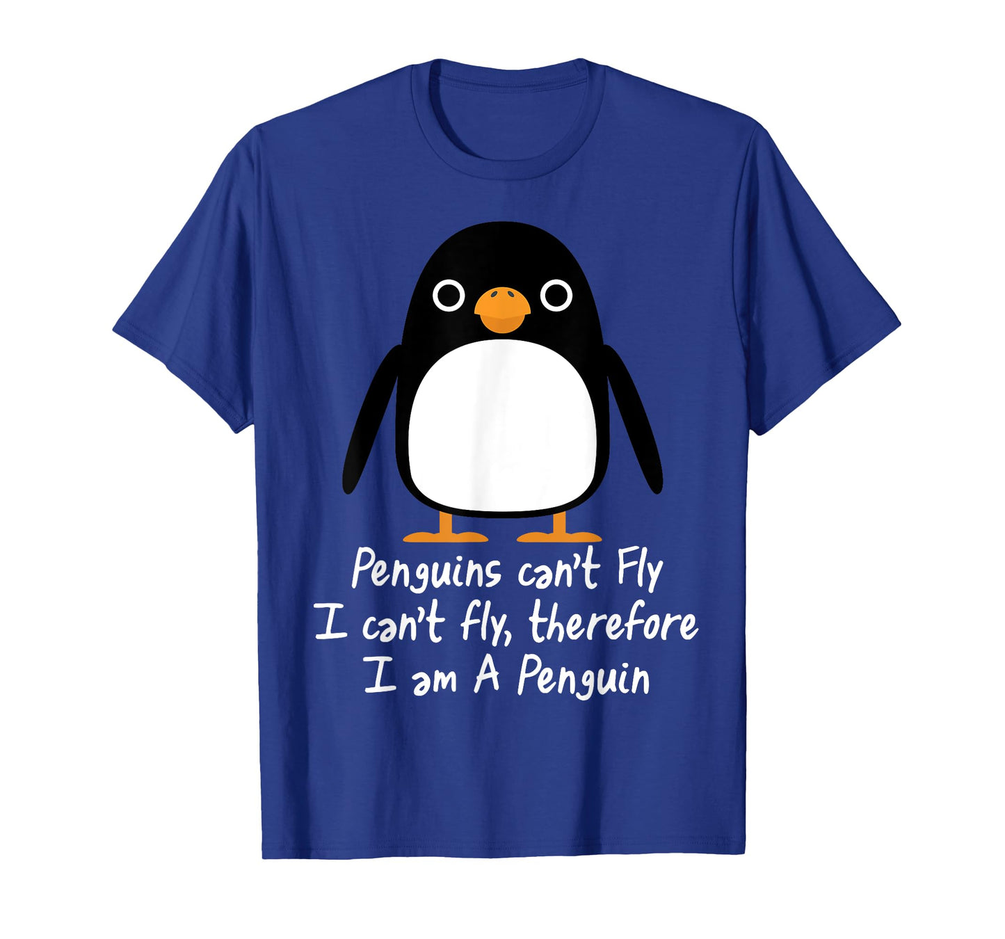 Funny Penguin T Shirt Cool I can't fly animal love gift tee T-Shirt