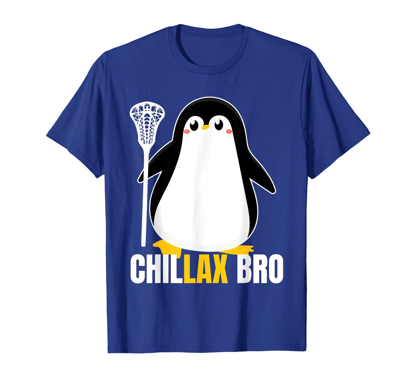 Lacrosse Penguin Funny LaX Team Lacrosse Christmas Pj T-Shirt