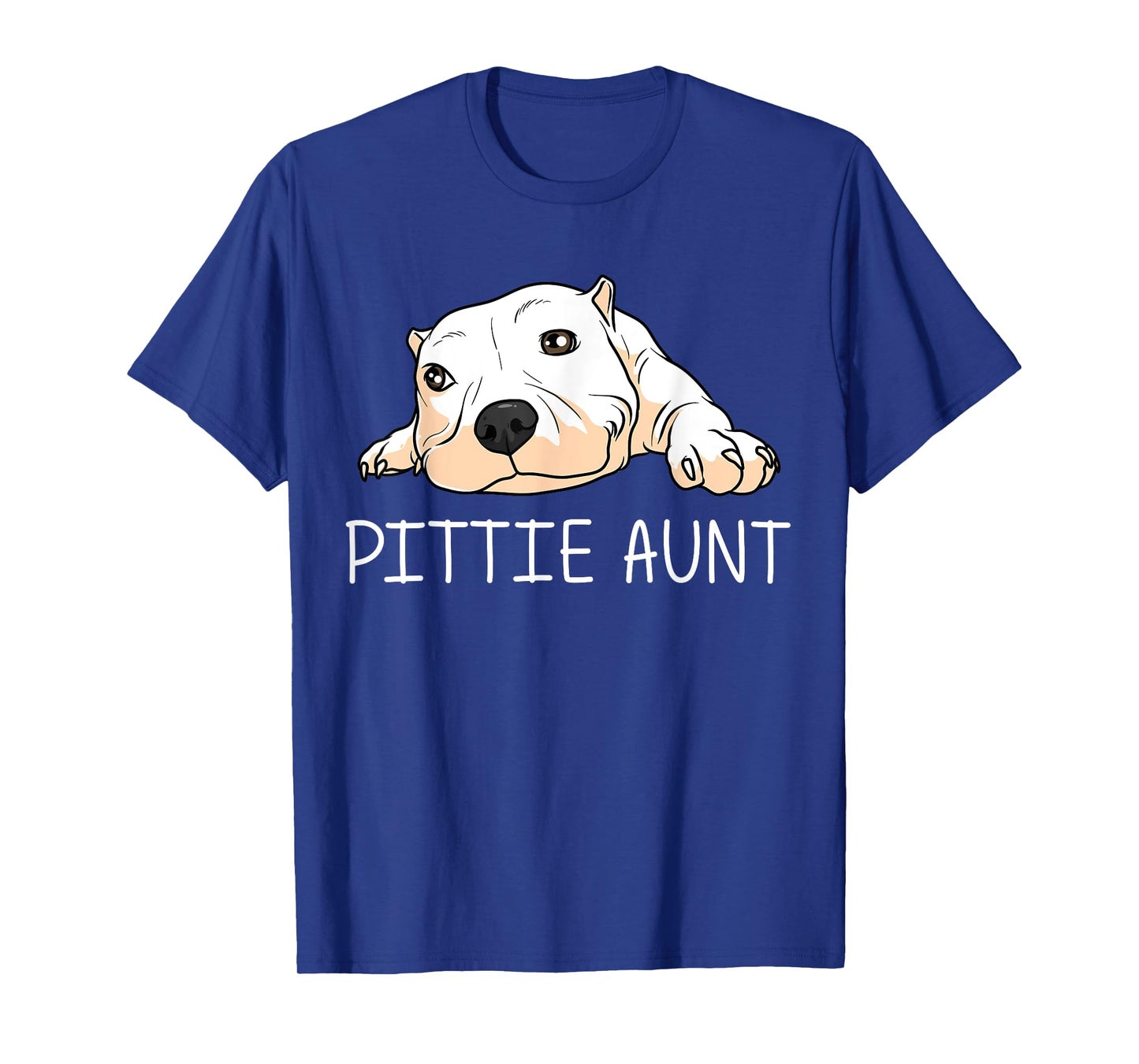 Funny Pitbull Gift For Aunt Women Canine Dog Puppy Animal T-Shirt