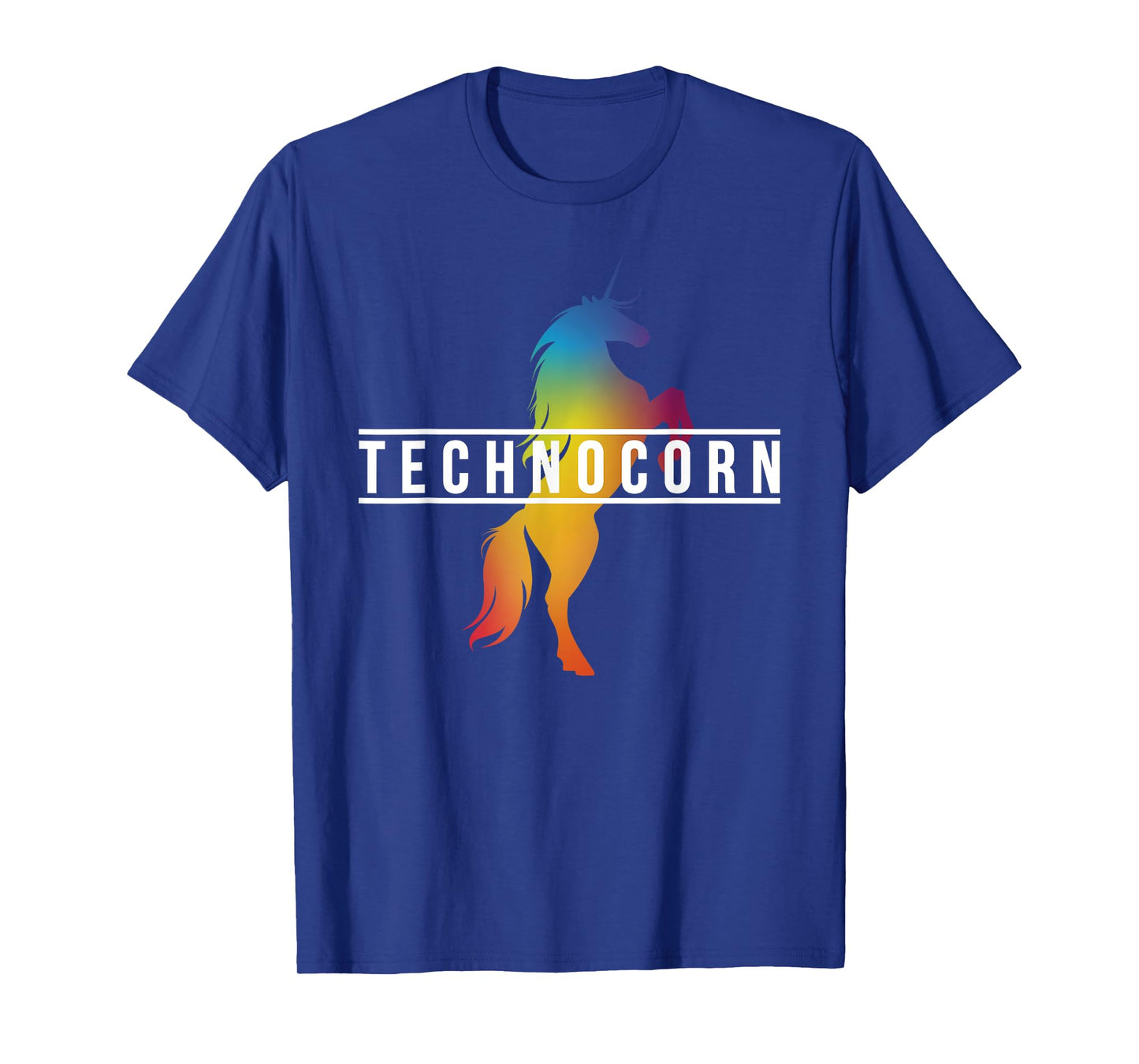 Dj I Technocorn I Techno Raver Music Festival Unicorn T-Shirt