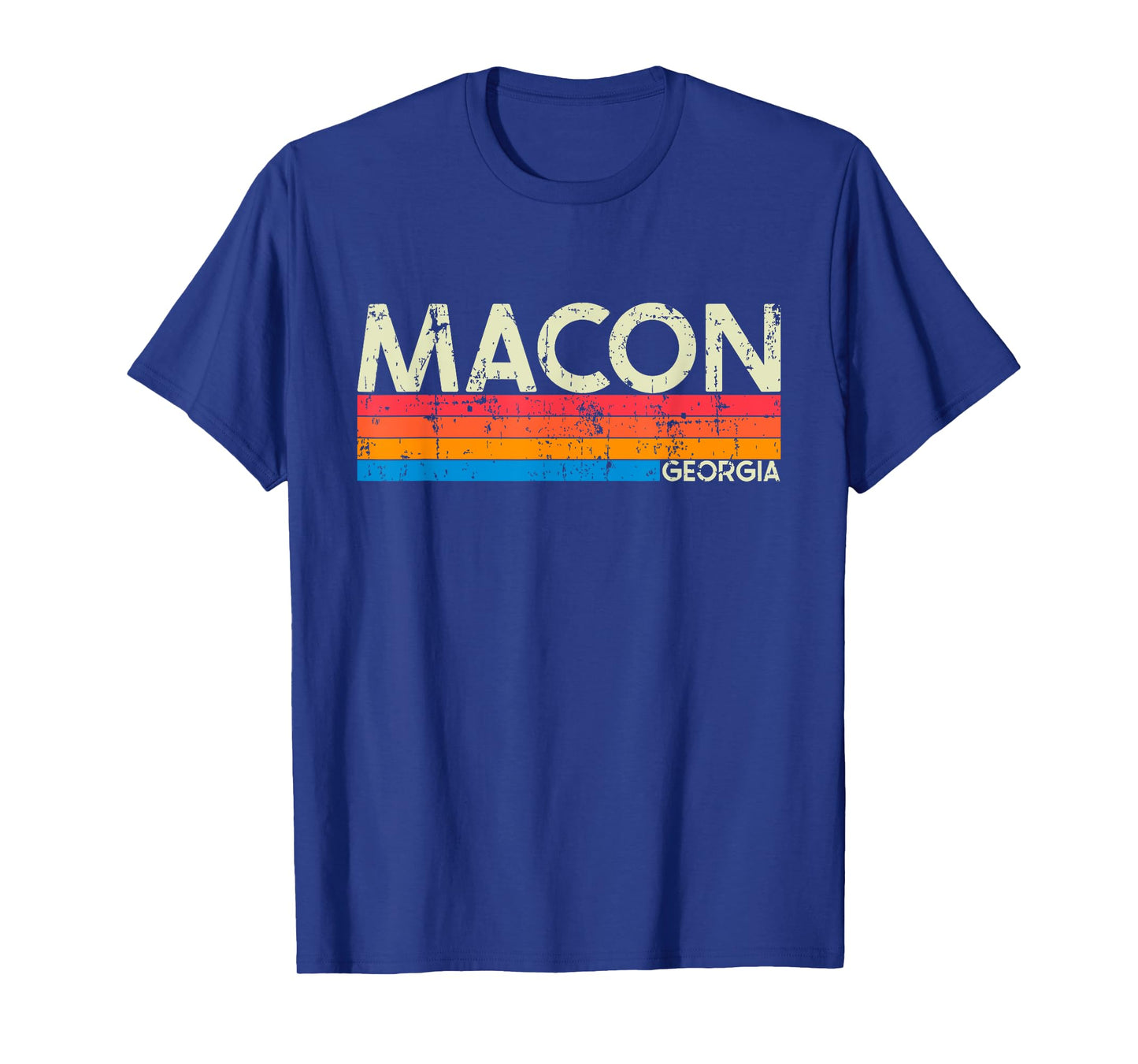 Vintage Retro Macon Georgia Distressed T-Shirt