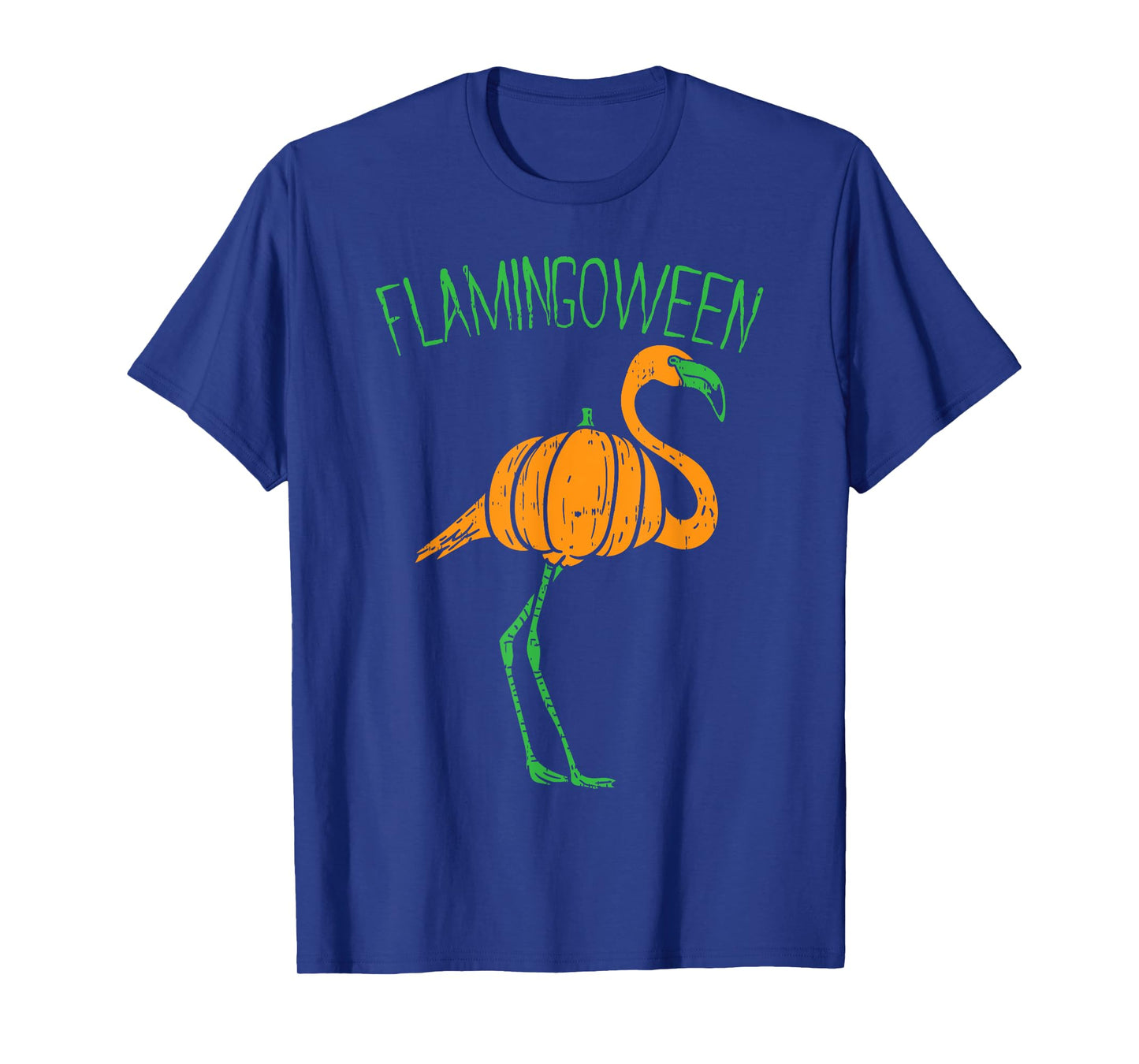 Flamingoween Flamingo Pumpkin Halloween Costume Bird Lover T-Shirt
