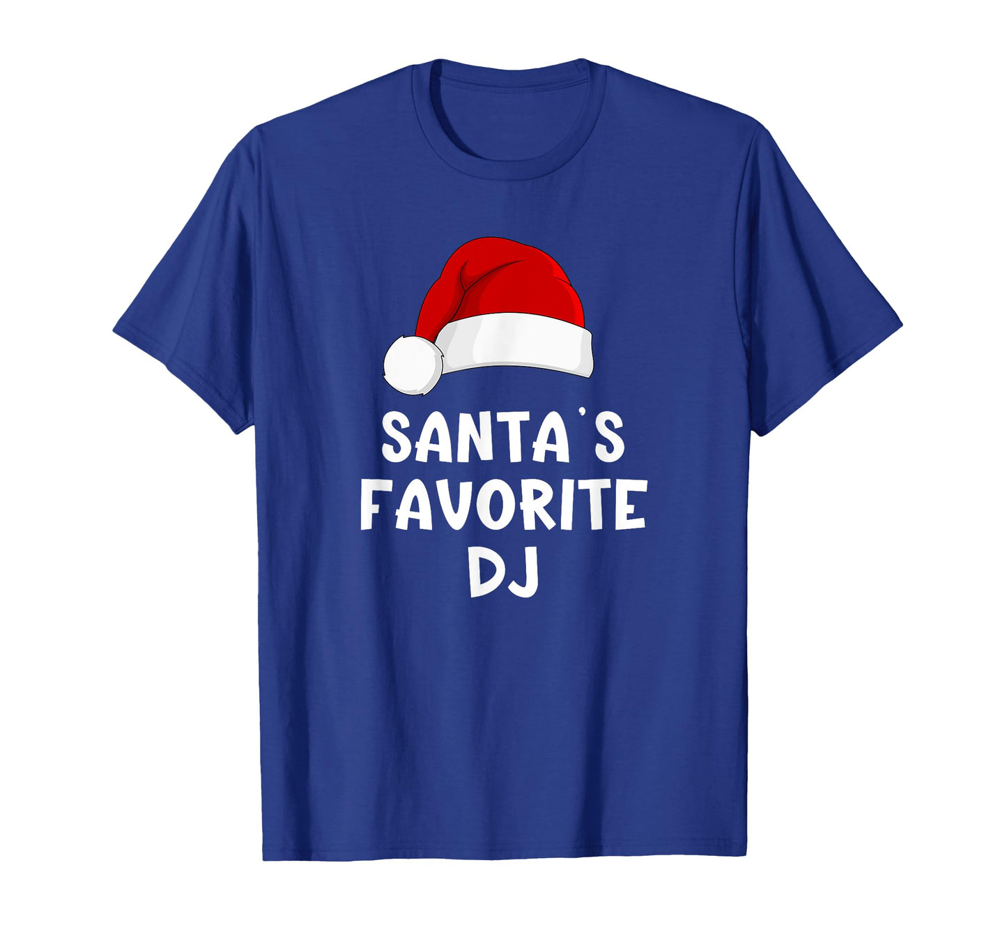 Christmas Santa's Favorite DJ Funny Xmas Deejay Disc Jockey T-Shirt