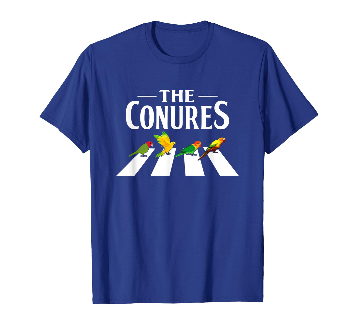 Sun Conure Parrot Pedestrian Design for a Conure Owner T-Shirt, Black, Small