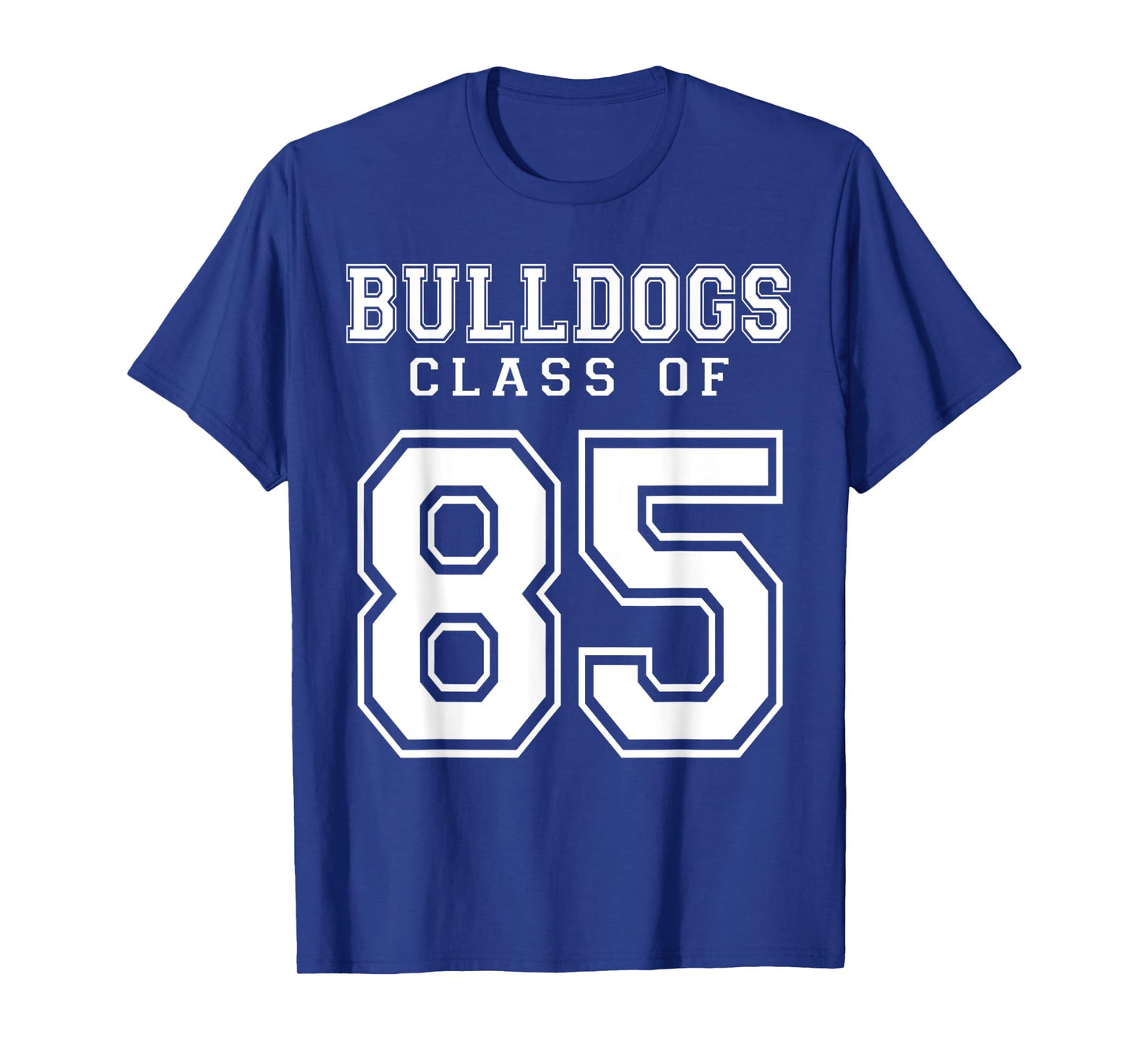Class Of 1985 Bulldogs Custom Graduation Senior Personalized T-Shirt