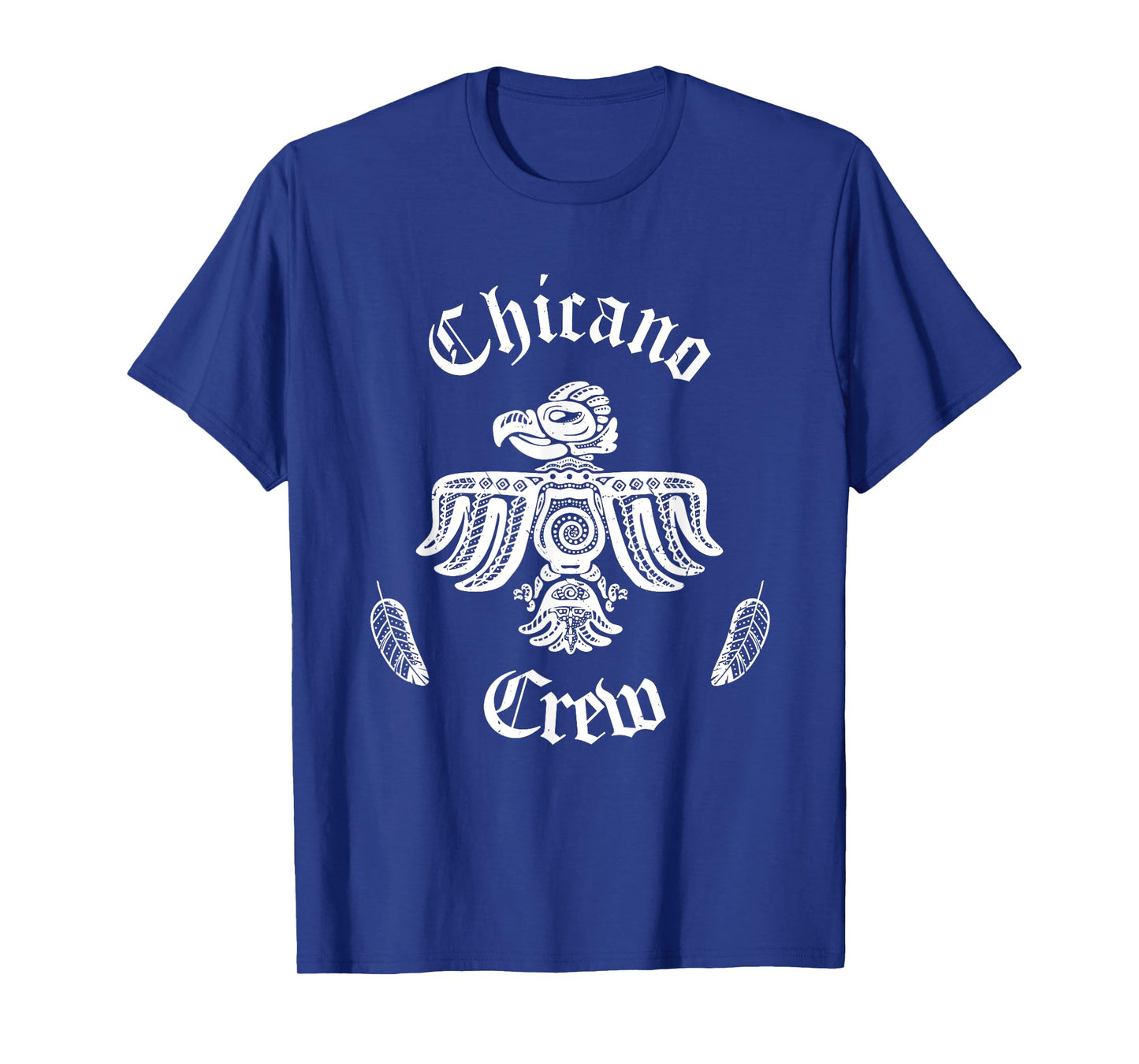 Chicano Crew Shirt | Mexican Huelga Bird Shirt Mens Chicano T-Shirt