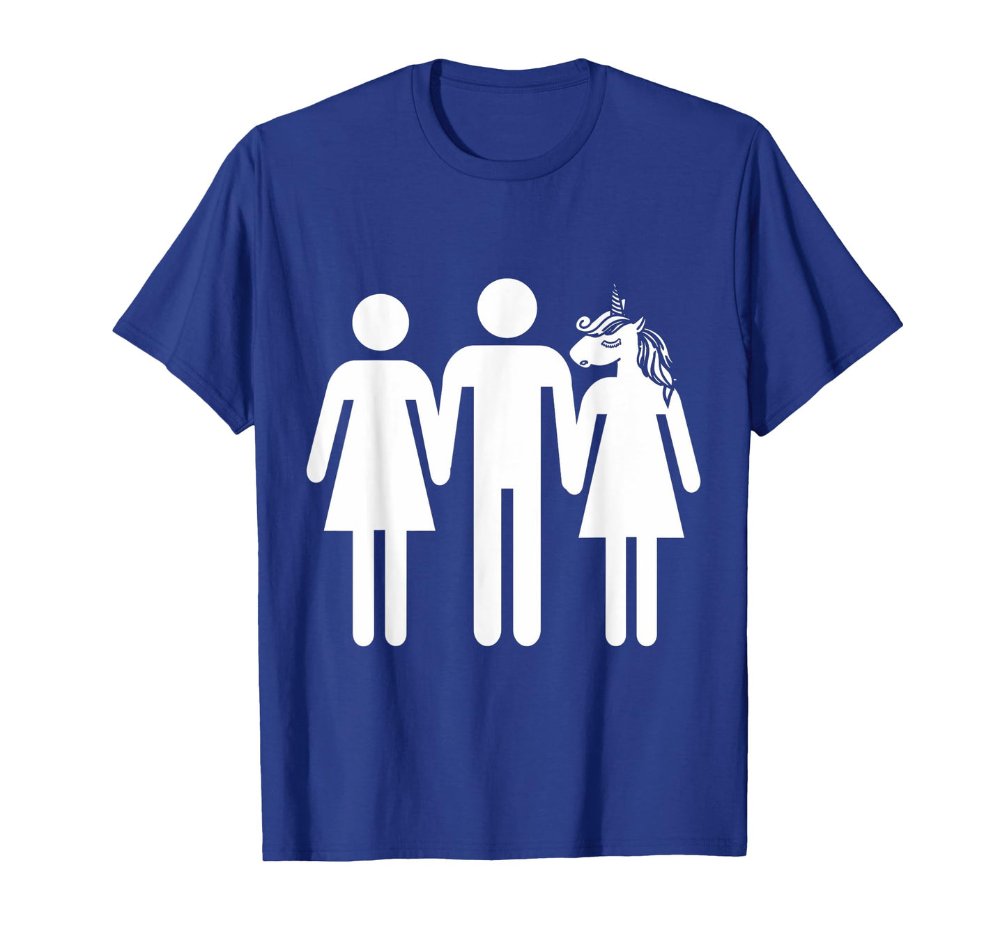 Unicorn Threesome Funny Shirt T-Shirt