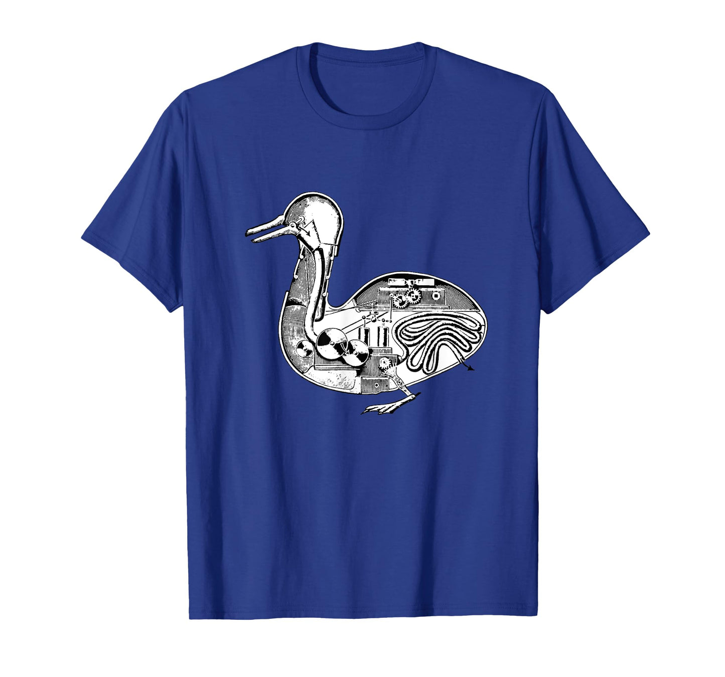 Digesting Duck Automaton Blueprint Vaucanson Robot Nerd T-Shirt