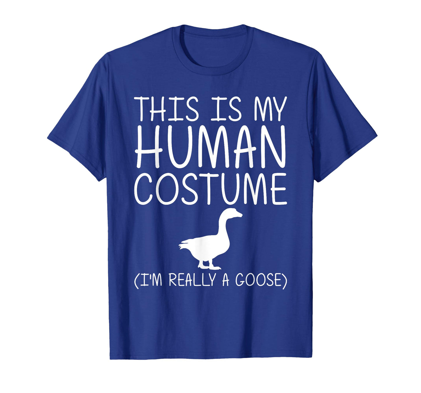 Goose Easy Halloween Human Costume Waterfowl Animal DIY Gift T-Shirt