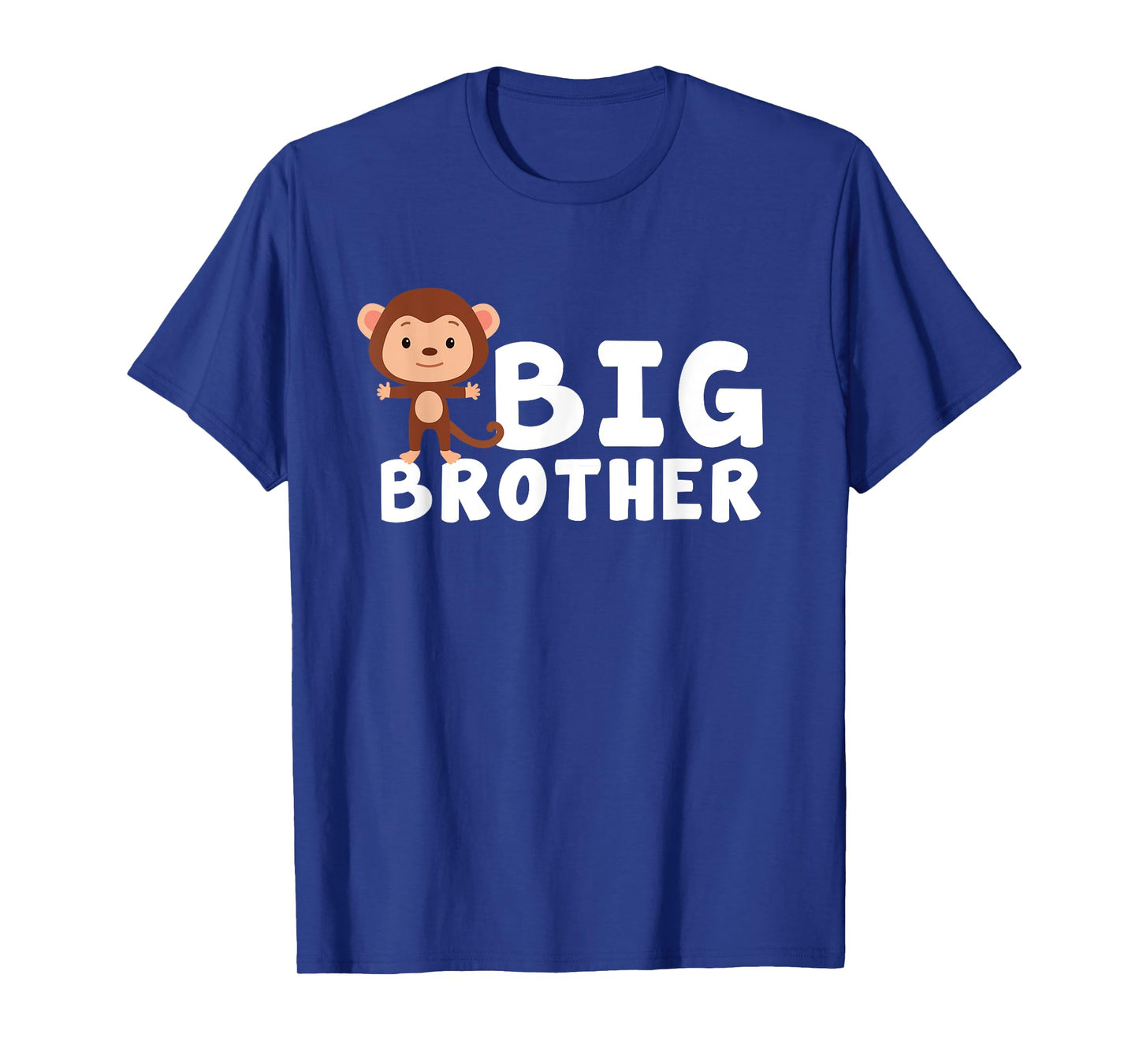 Zany Brainy | Cute Funny | Big Brother Monkey Chimp T-shirt T-Shirt