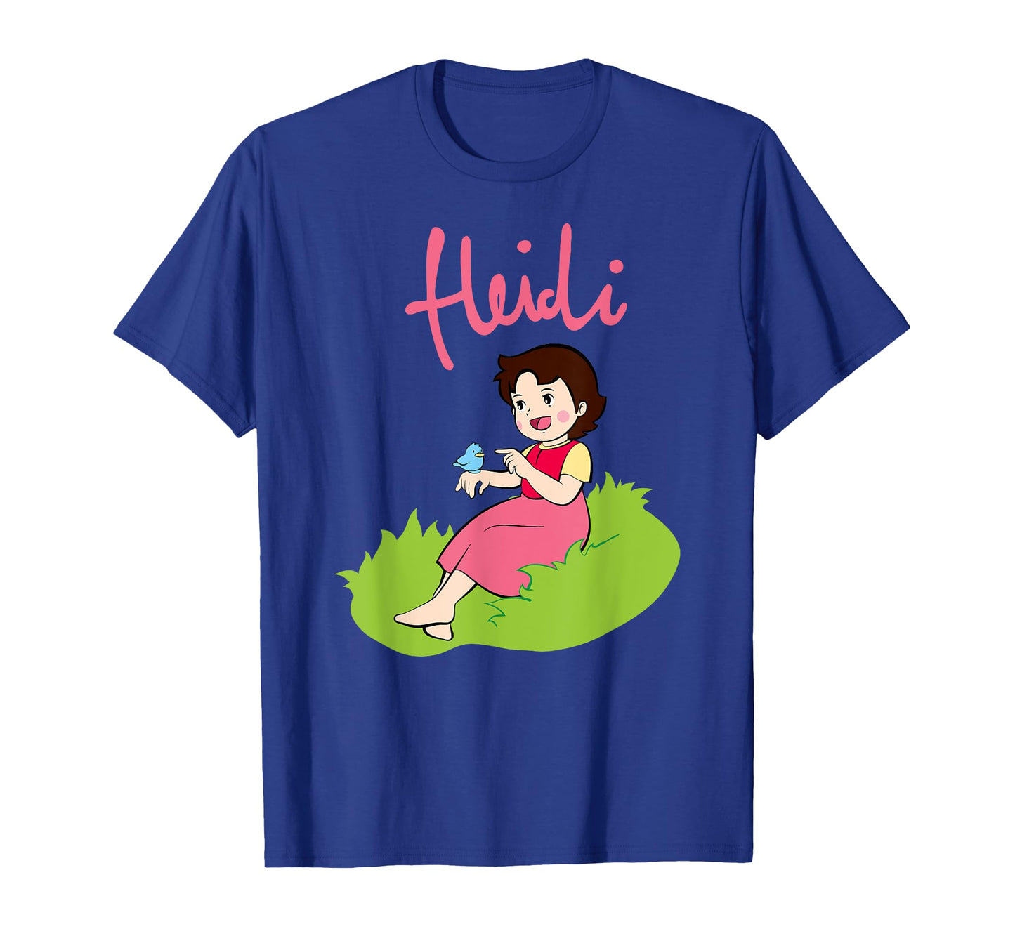Heidi im Gras Zeichentrick TV Serie Retro Kindeheitshelden T-Shirt