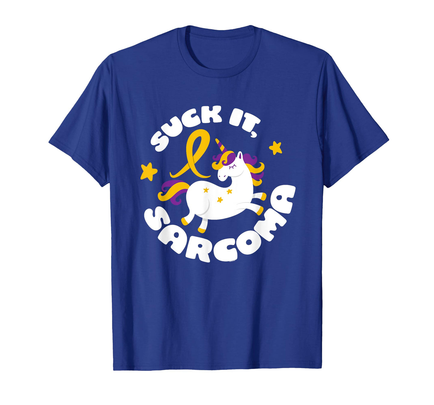 Funny Suck It Sarcoma Cute Unicorn Fighter Survivor T-Shirt T-Shirt