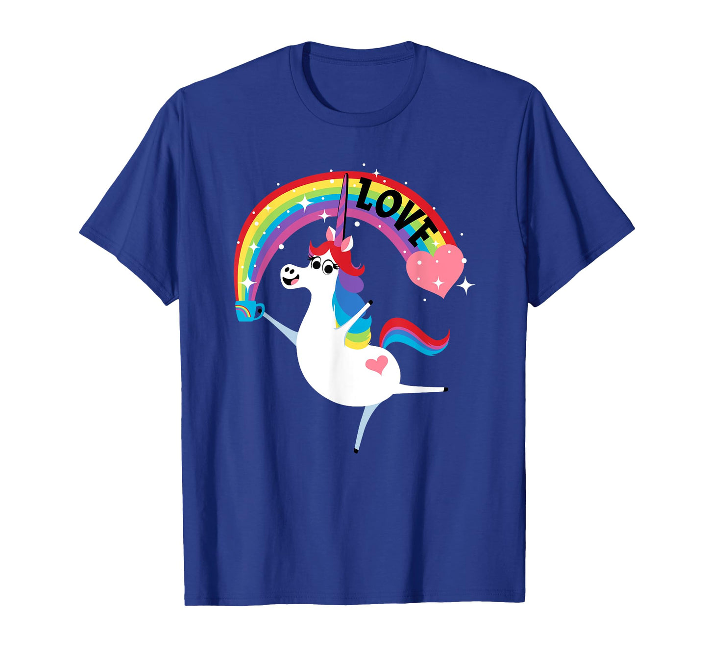 Disney and Pixar’s Inside Out Rainbow Unicorn Love T-Shirt