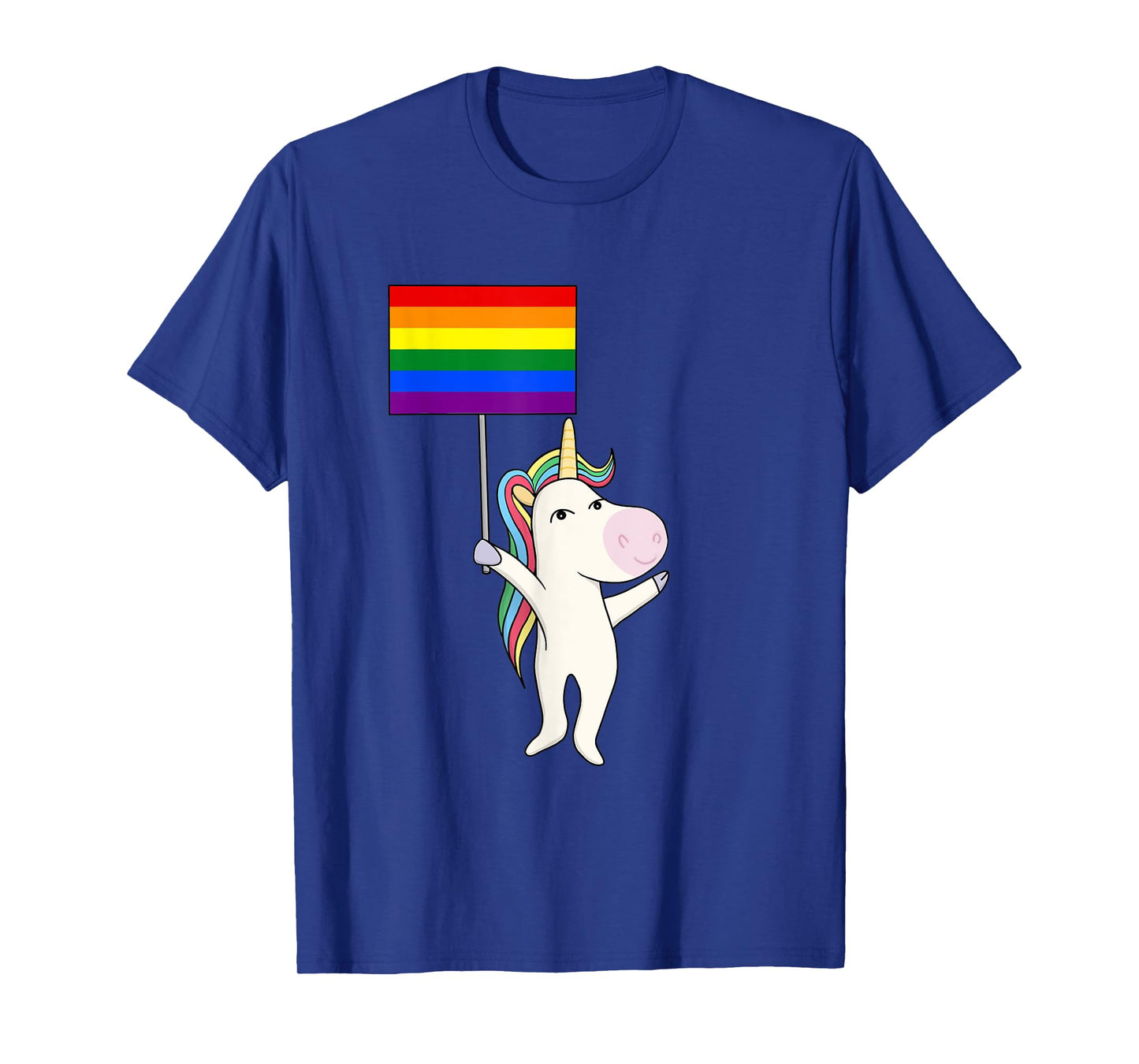 Gay Unicorn LGBT Flag Pride Lesbian Trans Transgender Queer T-Shirt