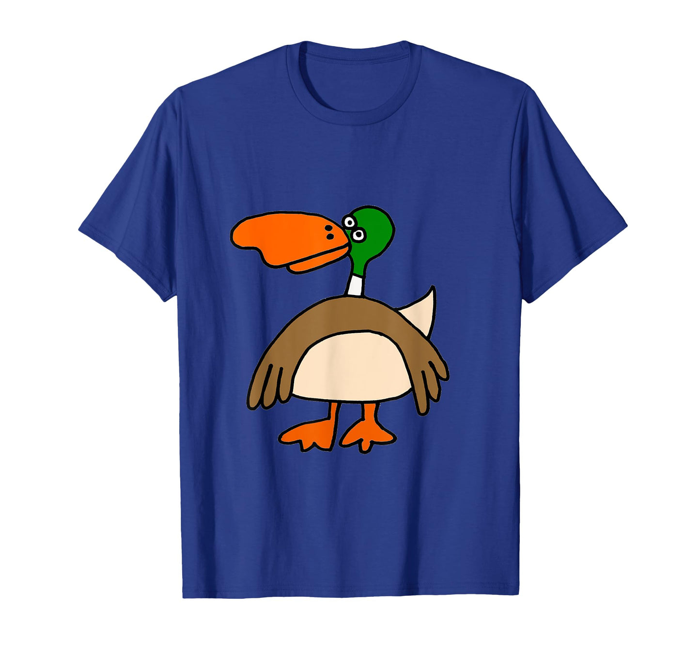 SmileteesBirds Funny Mallard Duck Cartoon T-shirt T-Shirt