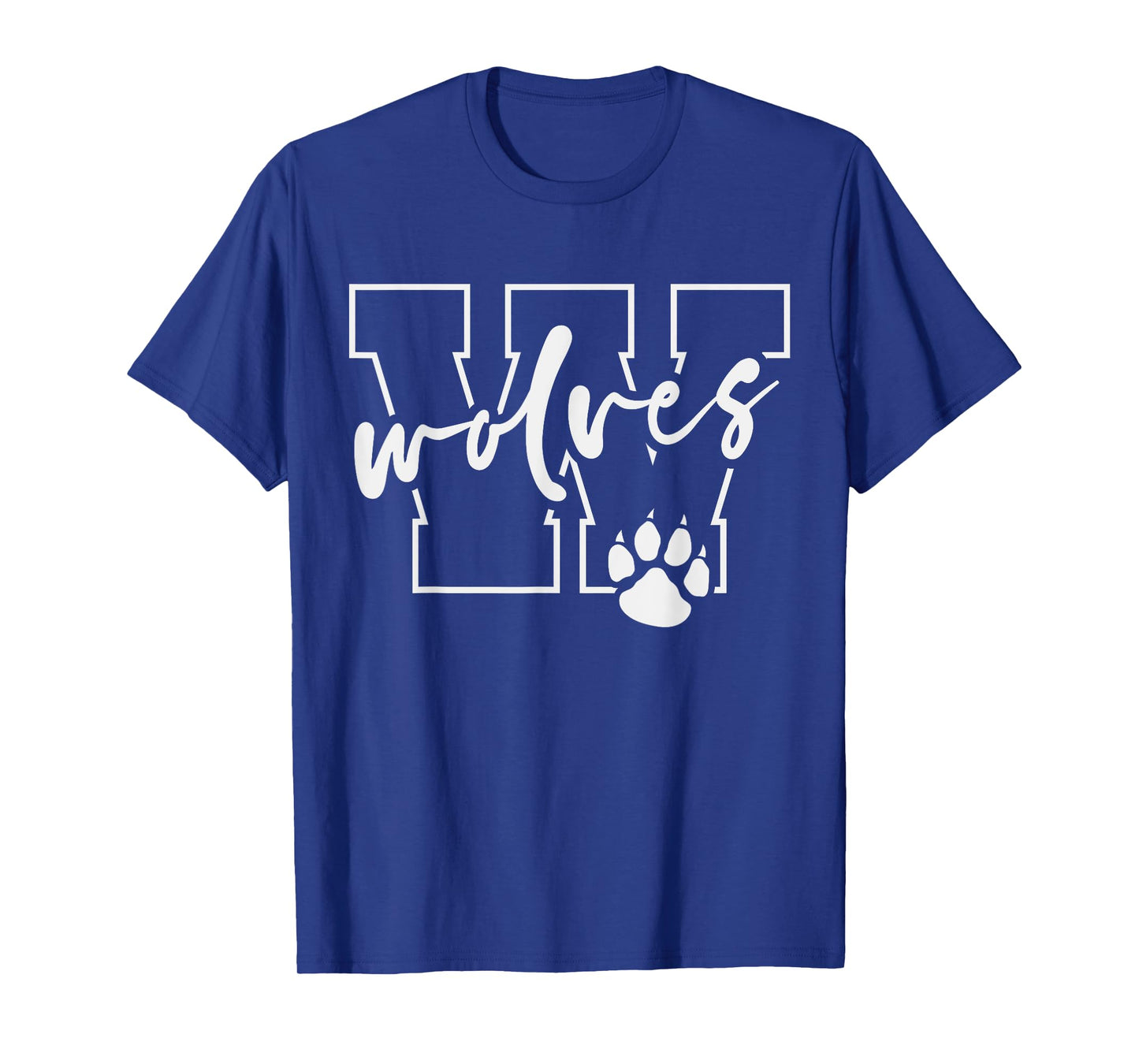 Wolves Mascot Wolves Baseball Wolves Basketball Football T-Shirt