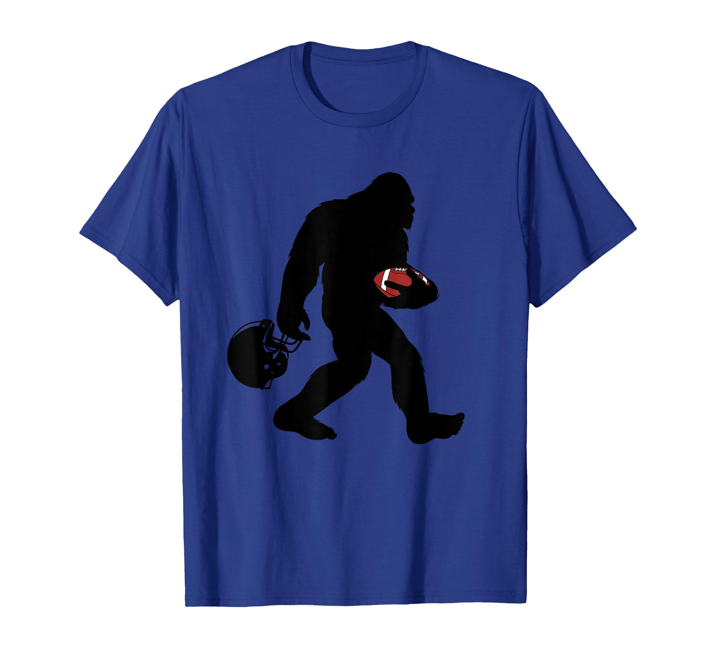 Bigfoot with Football and Helmet T-Shirt