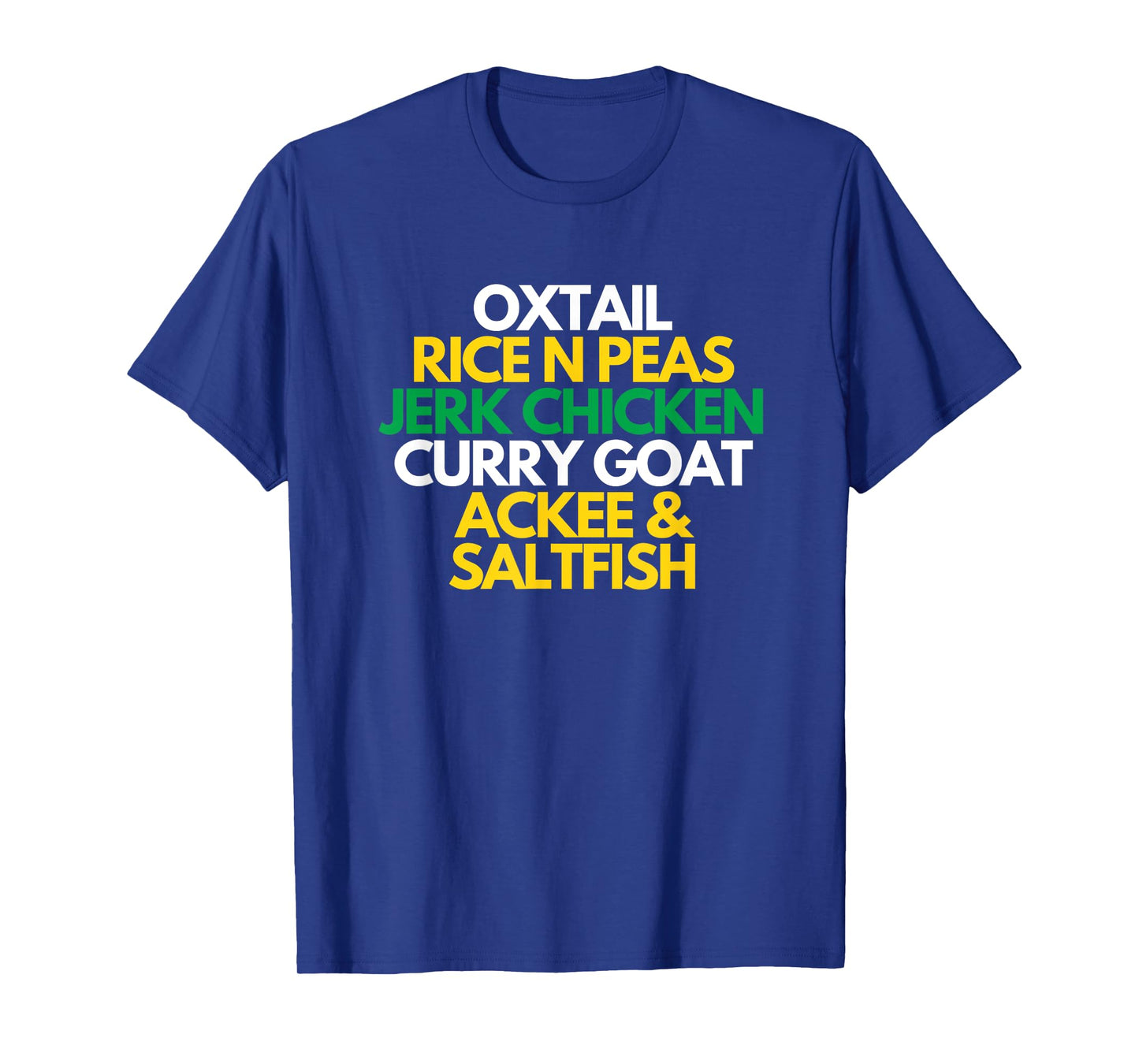 Jamaica Food Pride Jamaican Flag Funny Caribbean DNA T-Shirt
