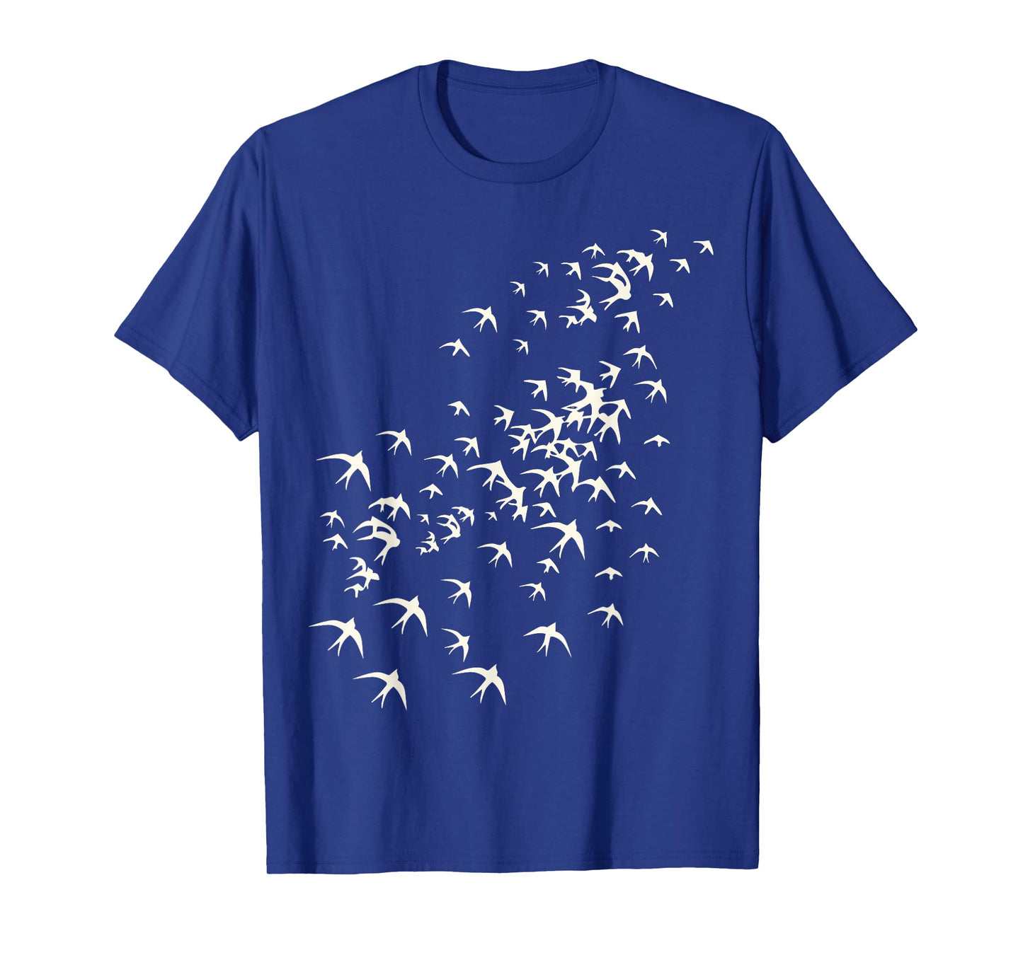 Flock of Birds Flying - Nature and Bird Lovers Graphic Print T-Shirt