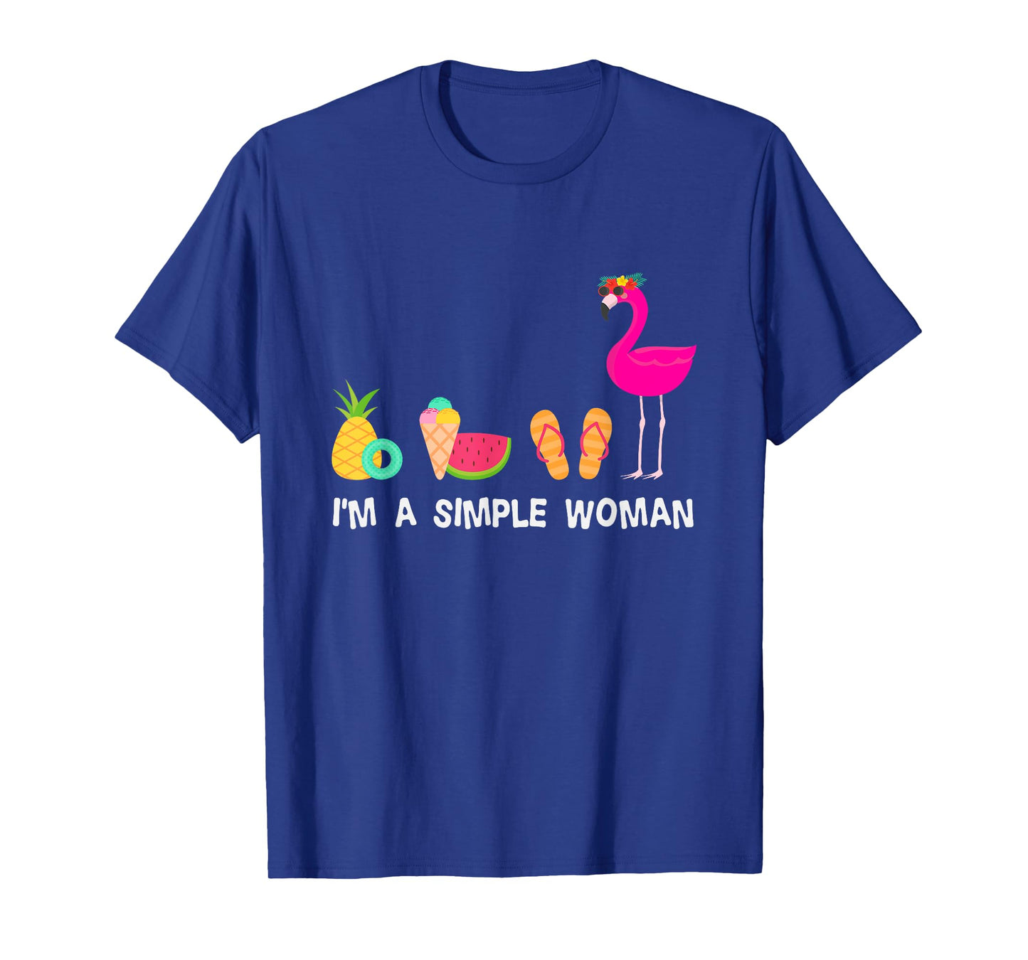 Im A Simple Woman Flamingo T-Shirt