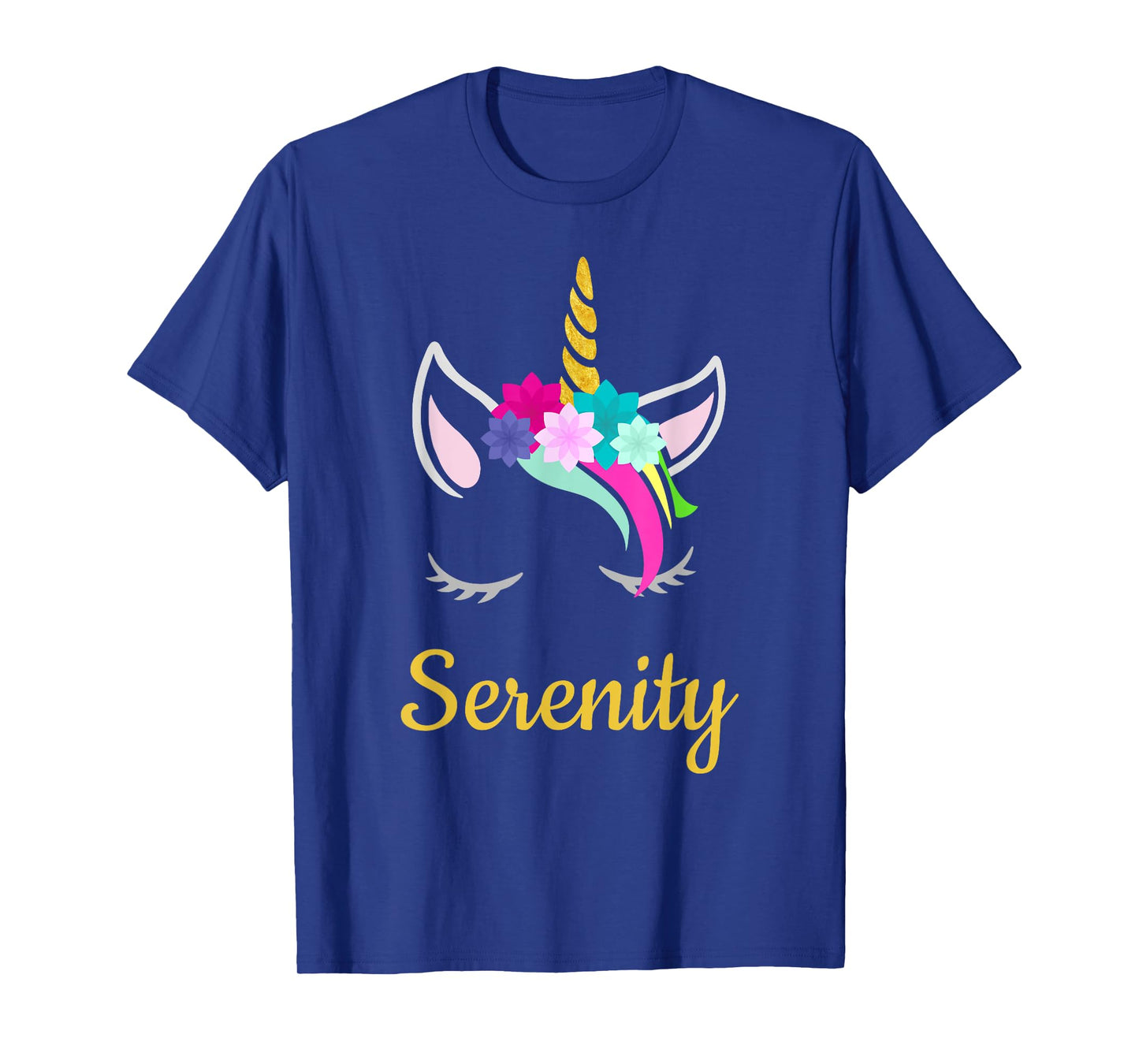 Serenity Dark Unicorn Name T-Shirt