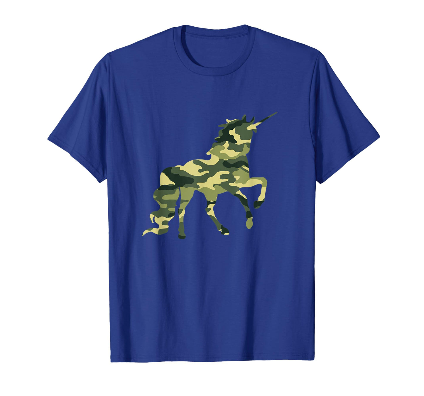 Funny Military Unicorn Gift Cute Camo Graphic Army Unicorn T-Shirt