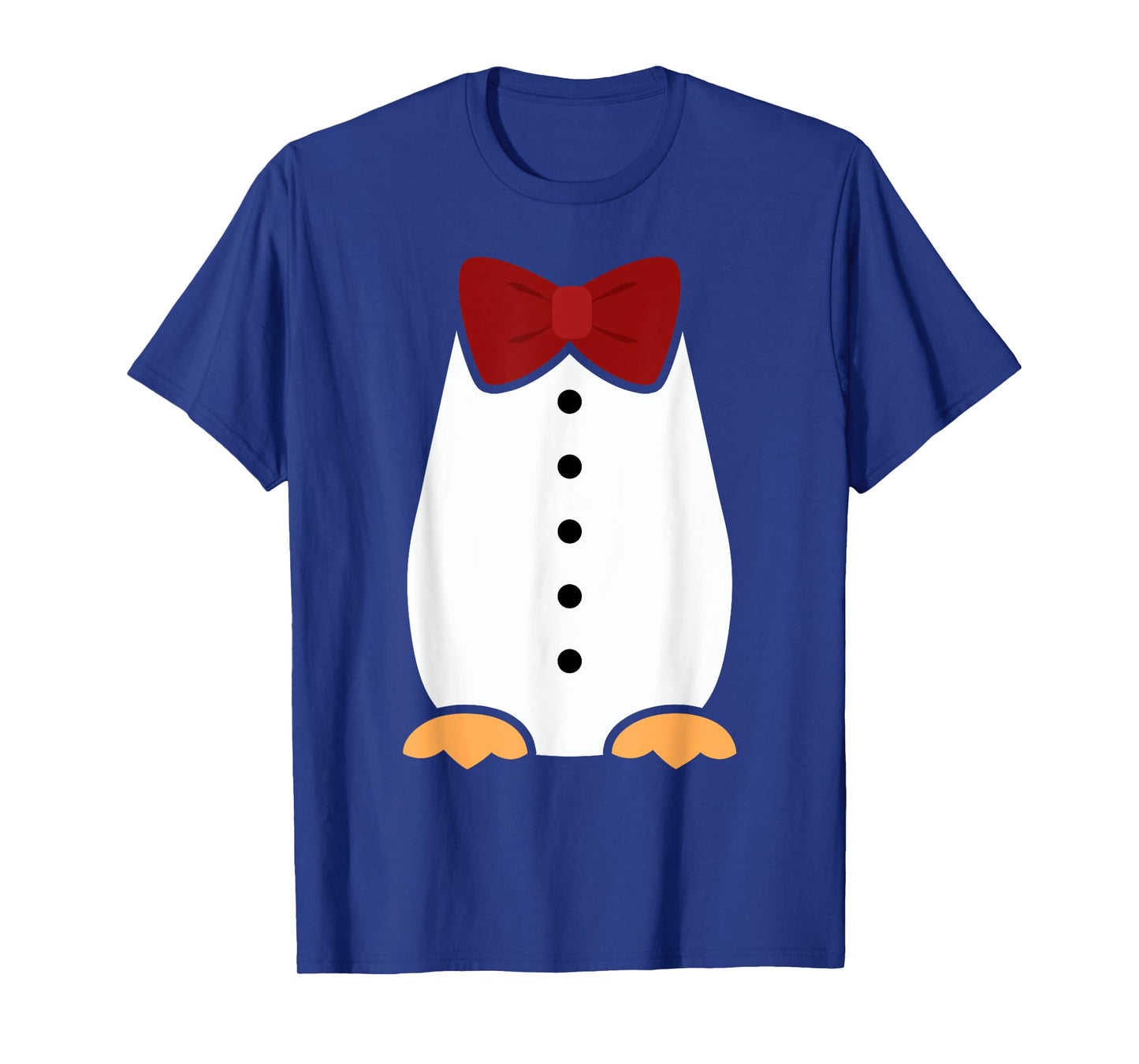 Penguin Tuxedo Funny Costume Halloween Outfit Bow Tie T-Shirt
