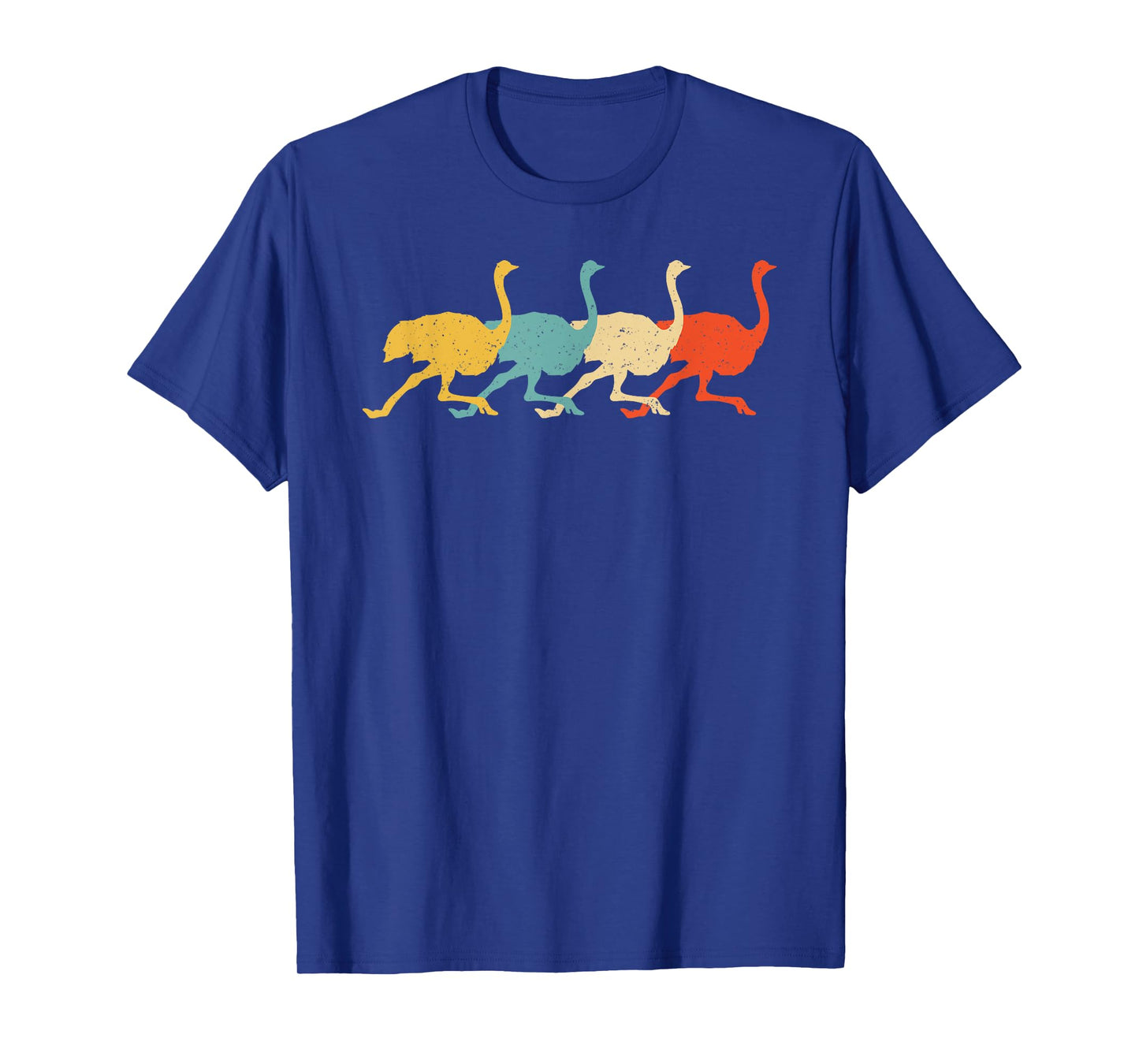 Cassowary Vintage Retro Ostrich Emu Bird Lover 60s 70s Gift T-Shirt