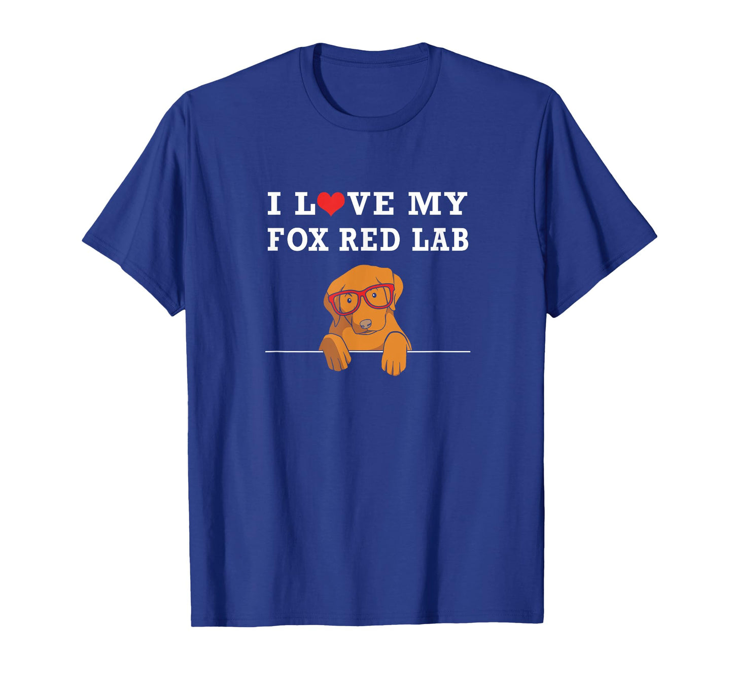 Cute Fox Red Labrador Puppy I Love My Fox Red Lab T-Shirt