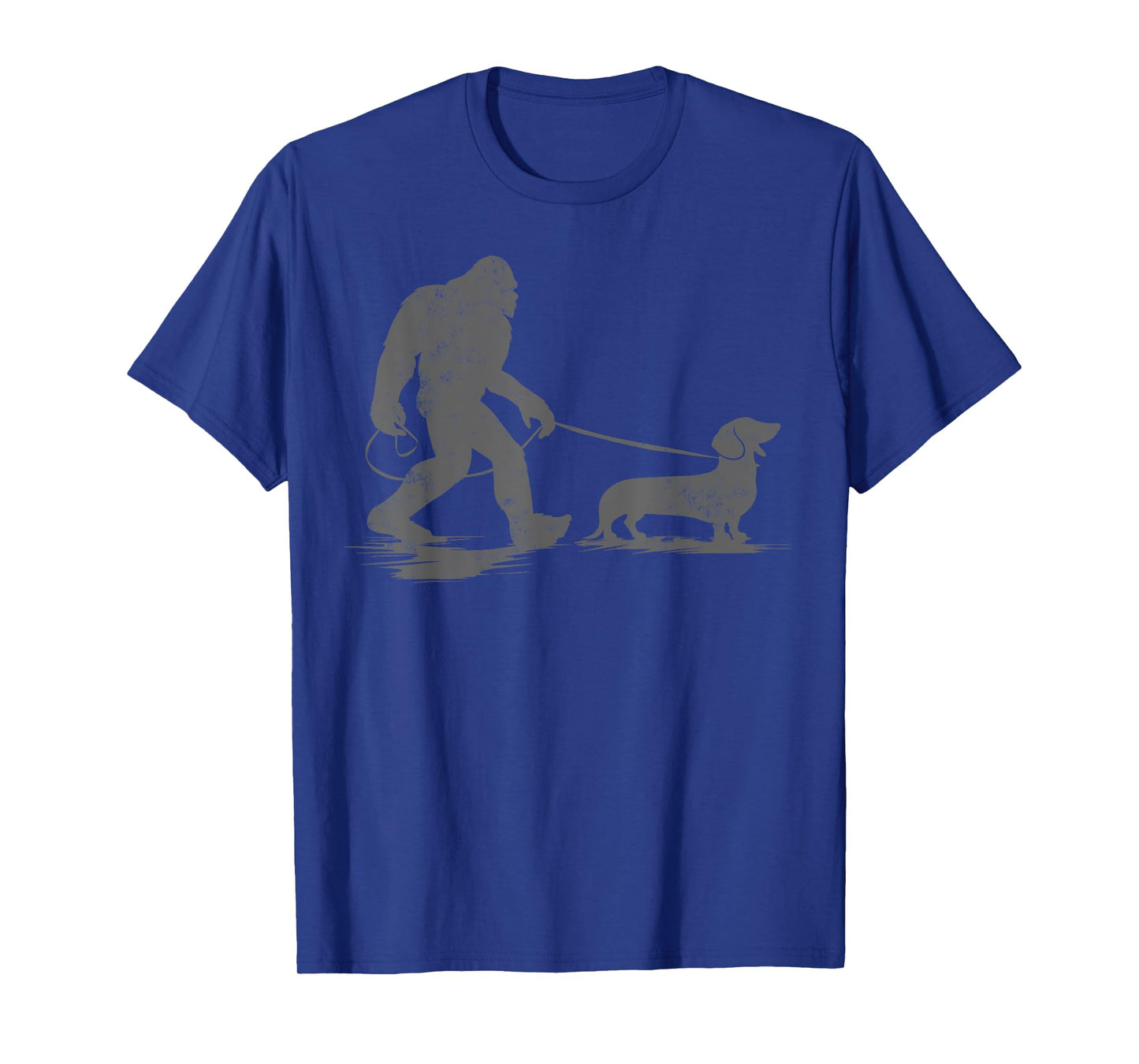 Bigfoot Walking Dachshund Dog Tee Funny Wiener Dog Dad Gifts Men Women Kids T-Shirt