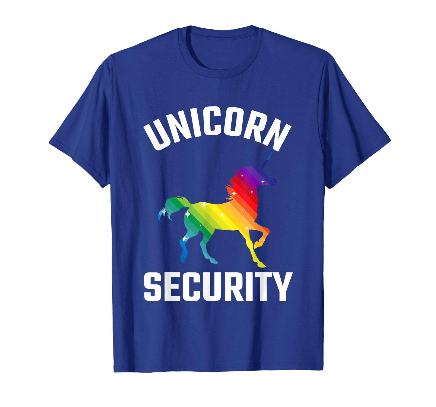 Unicorn Security Costume Party Outfit Kids Adult Cute Funny T-Shirt