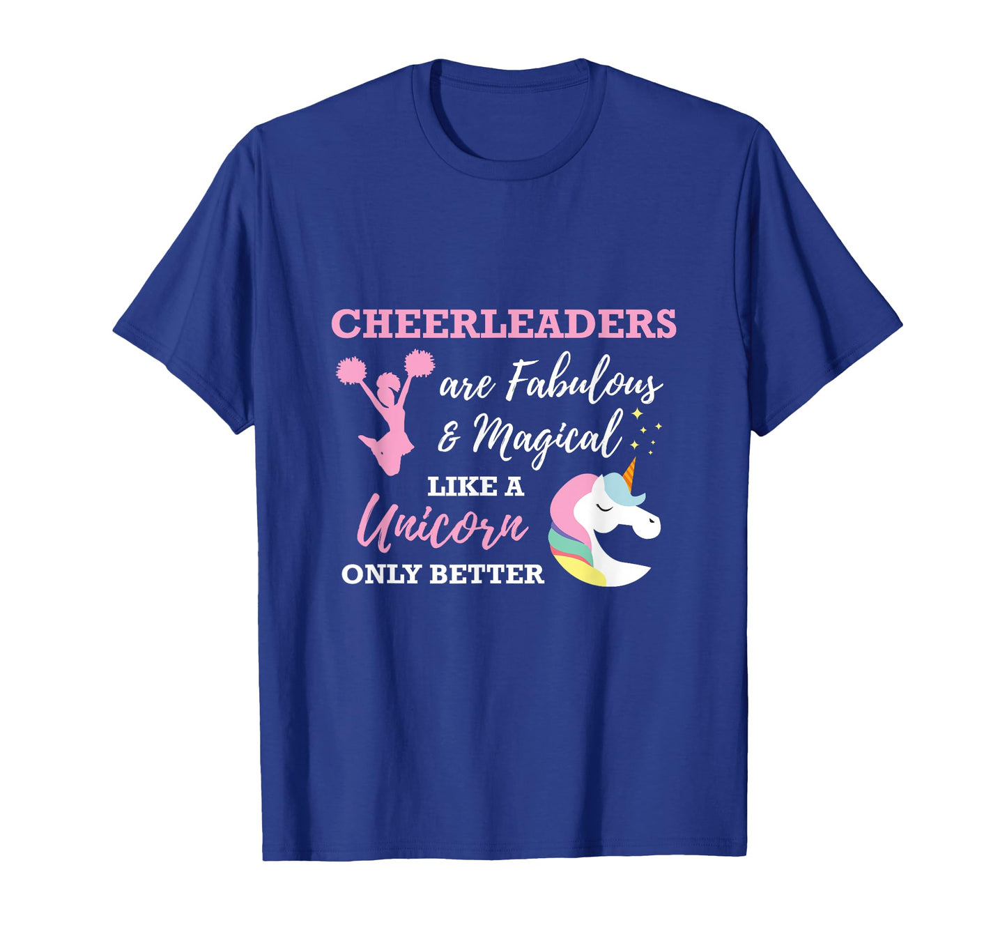 Cheerleaders Like A Unicorn Cheerleader Cheer T-Shirt