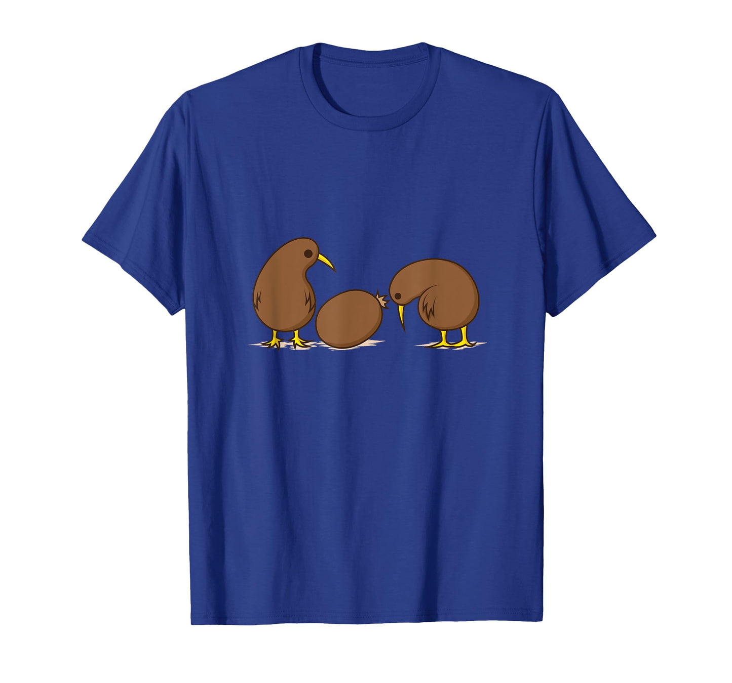 Two Kiwi Birds with one Kiwi Fruit T-Shirt